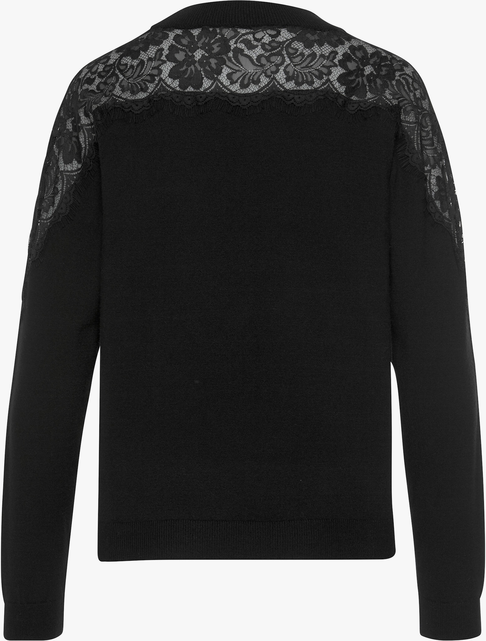 LASCANA Gebreide pullover - zwart