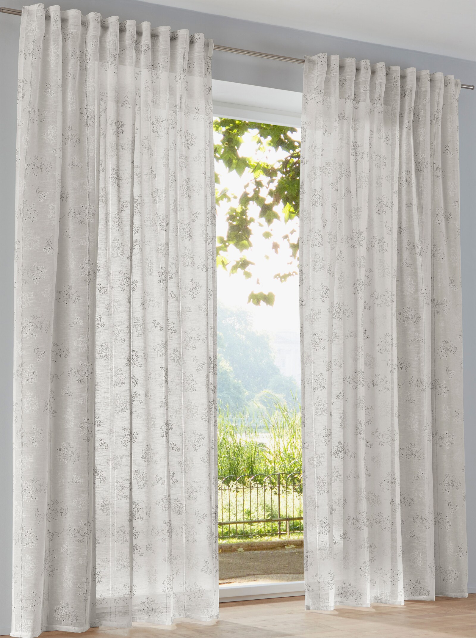 heine home Dekostore - offwhite-gemustert