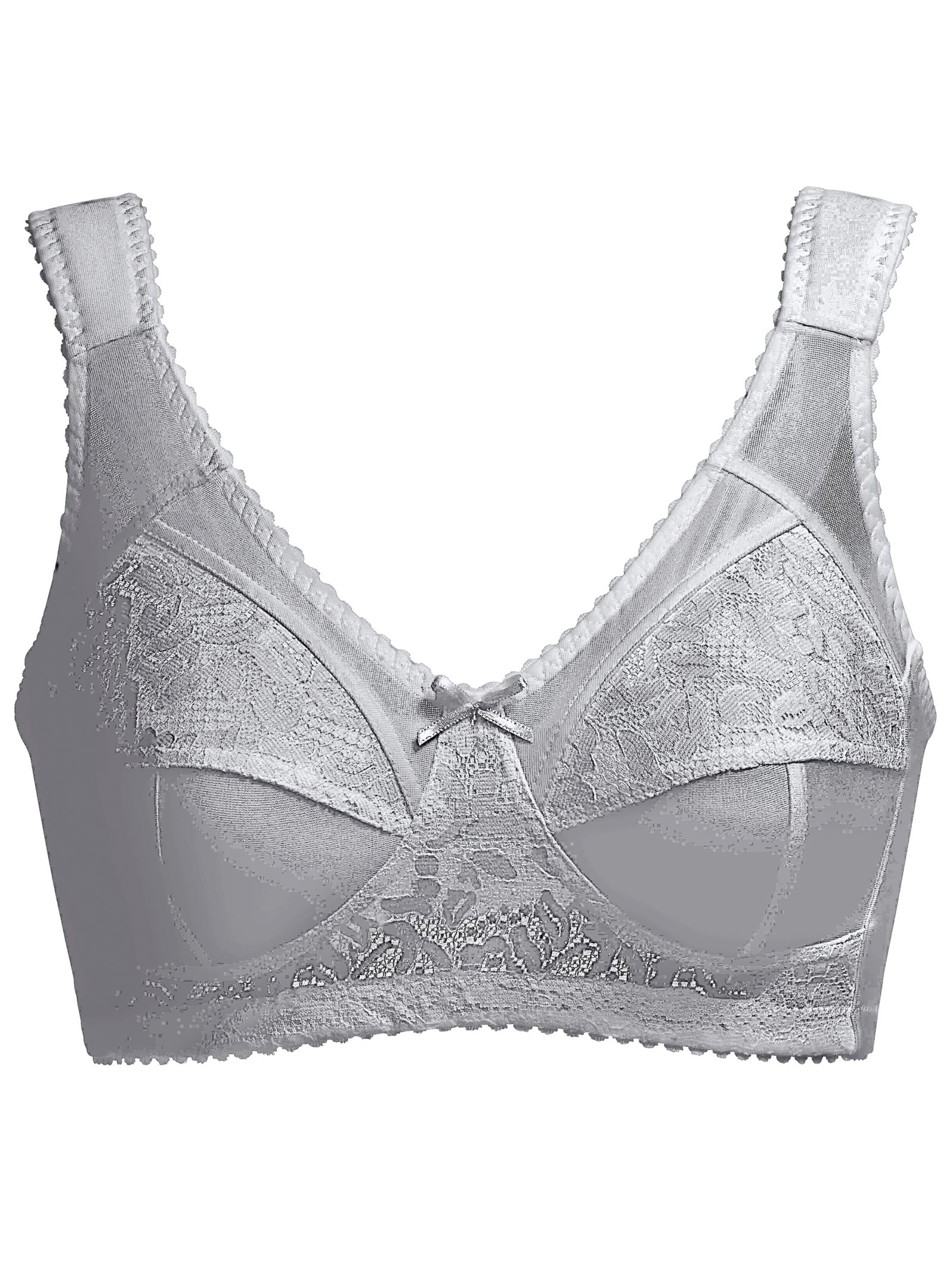 wäschepur Entlastungs-BH ohne Bügel - silberfarben