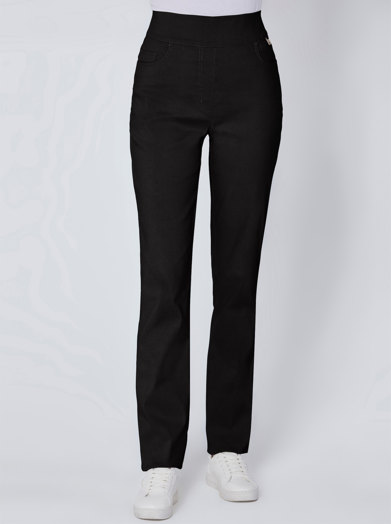 Stehmann Comfort line Pantalon facile à enfiler - noir