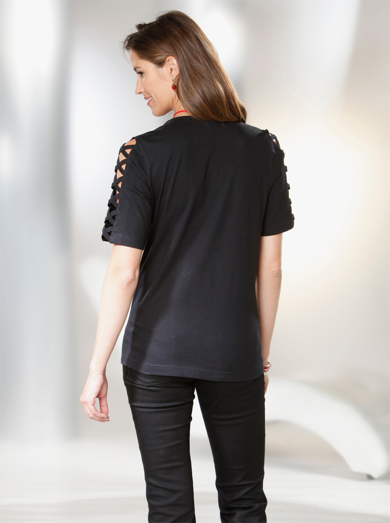 Shirt met korte mouwen - zwart