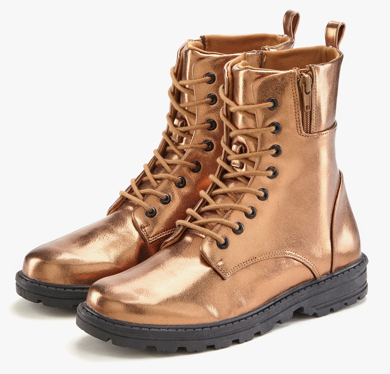 LASCANA Bottines - couleur bronze