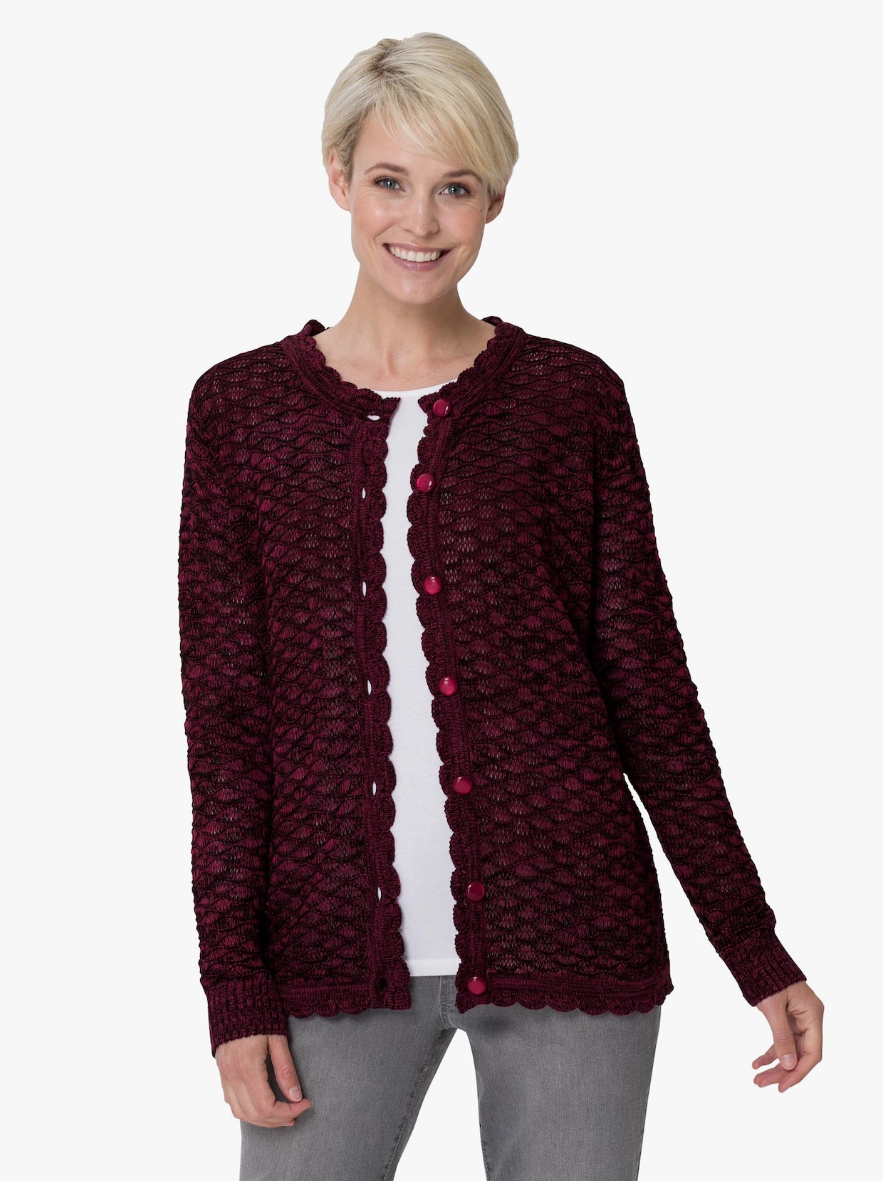 Strickjacke - erika-gemustert