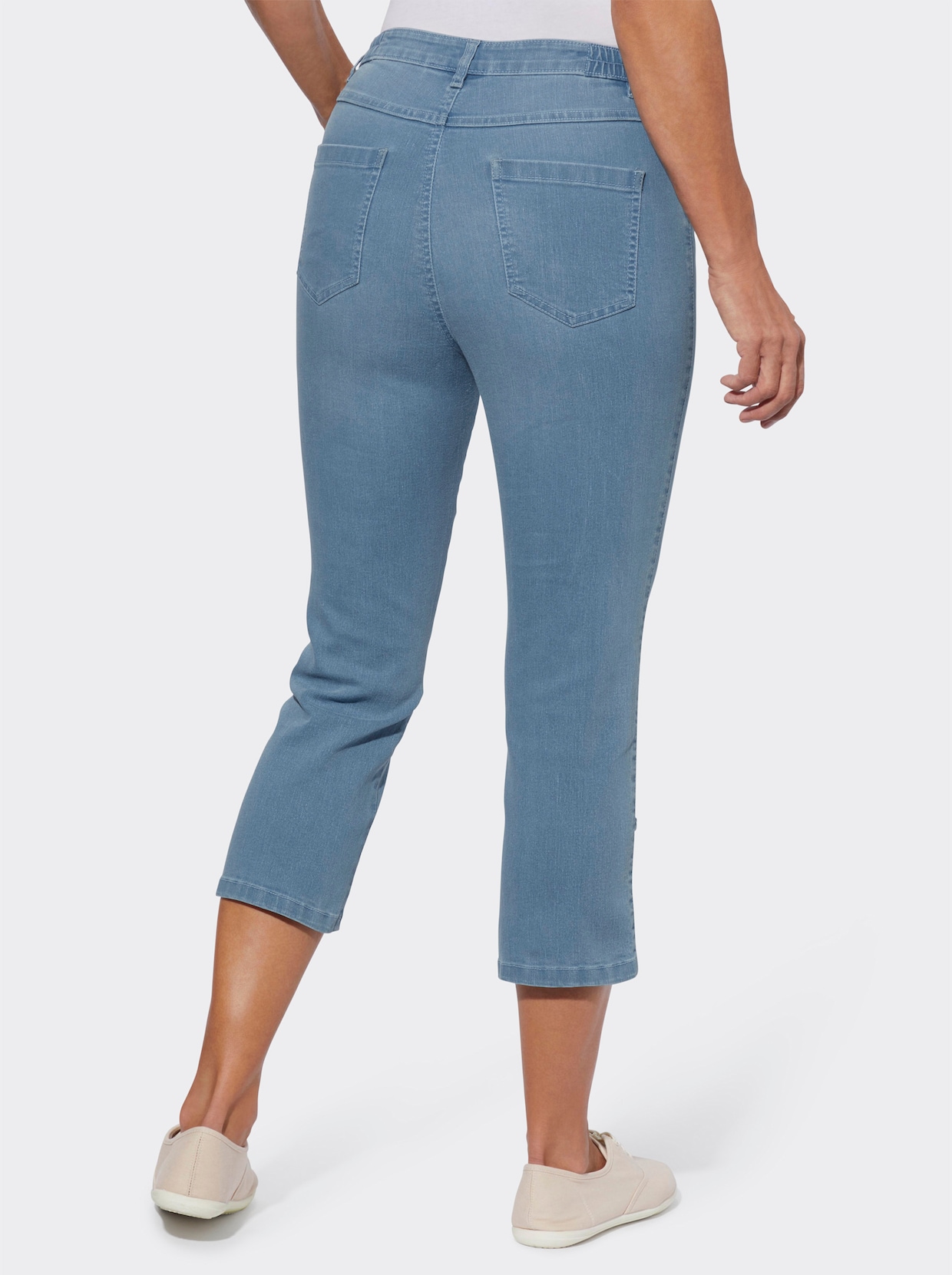 3/4-Jeans - blue-bleached