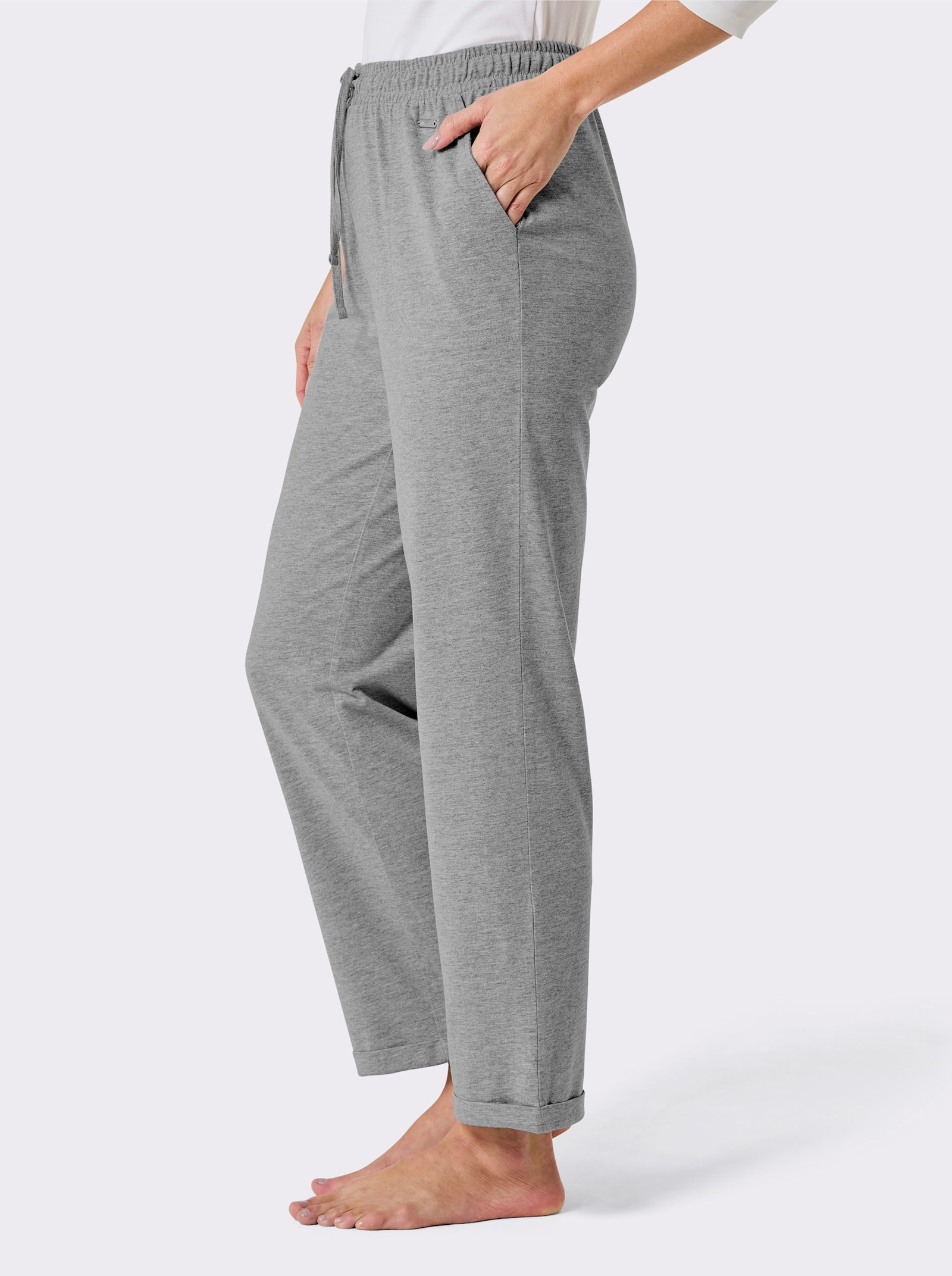 feel good Hose - grau-meliert
