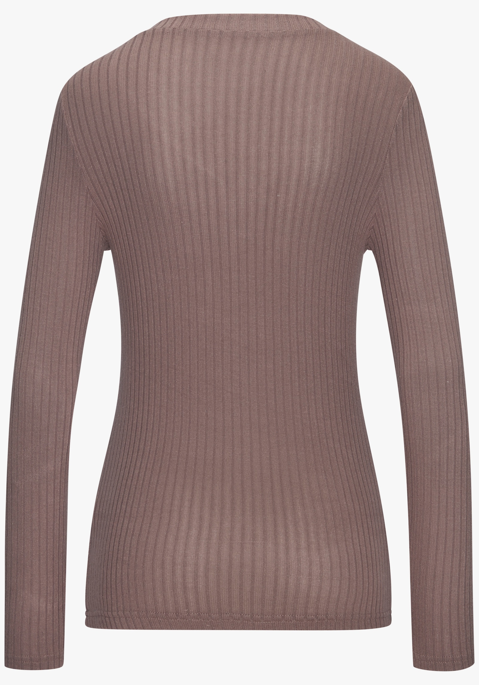LASCANA Shirt met lange mouwen - taupe