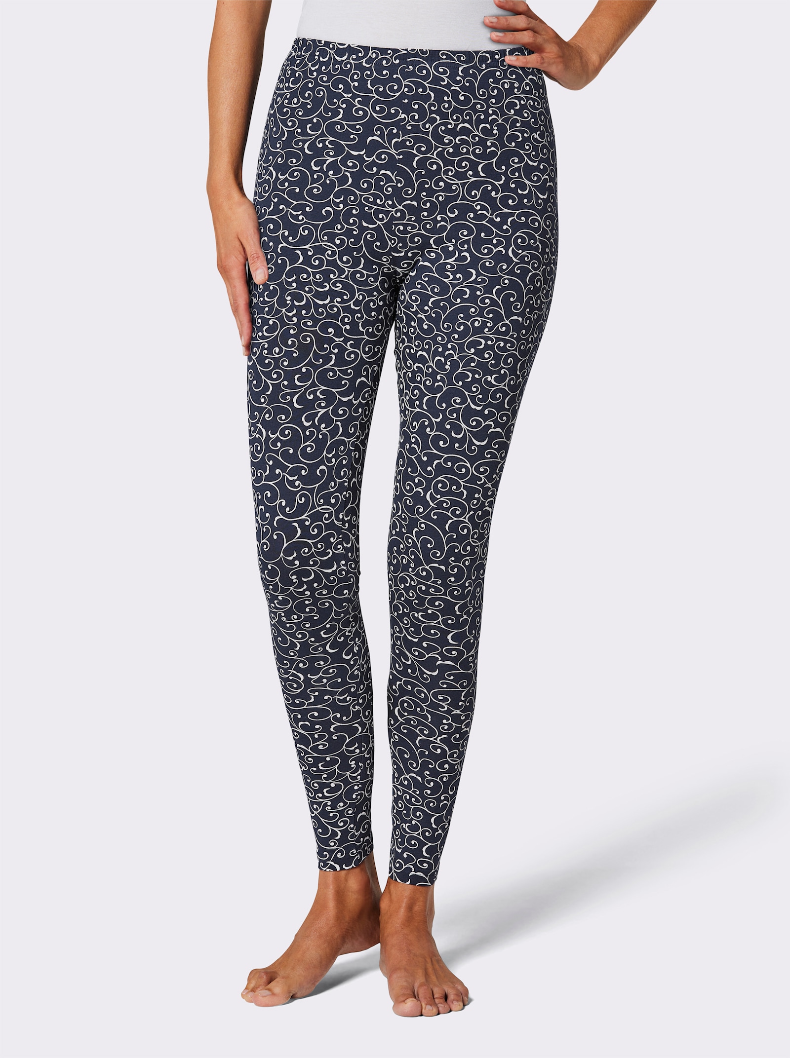 Leggings mit Dehnbund - marine