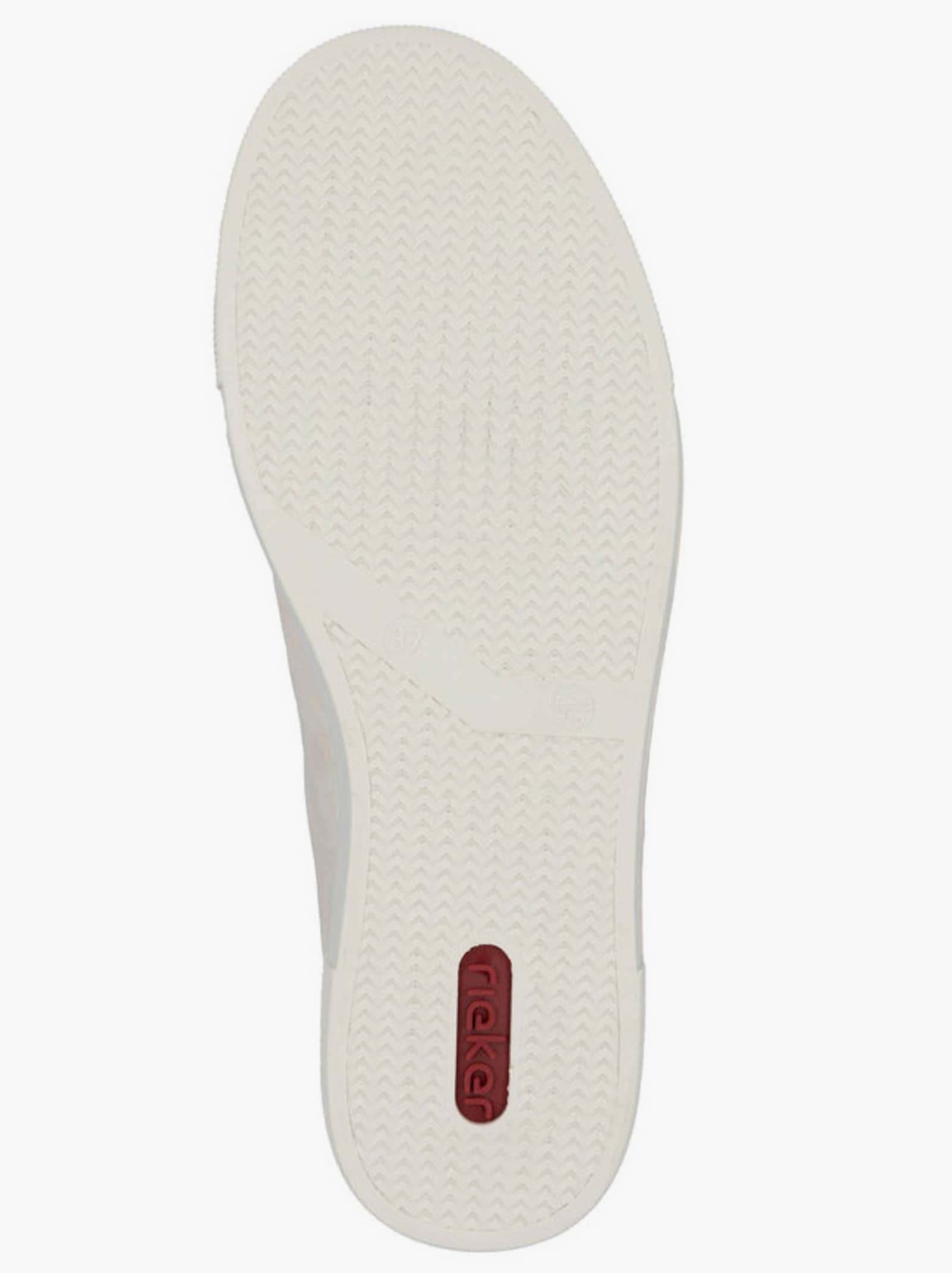 Rieker Sneaker mit seitlichem Reißverschluss - elfenbein