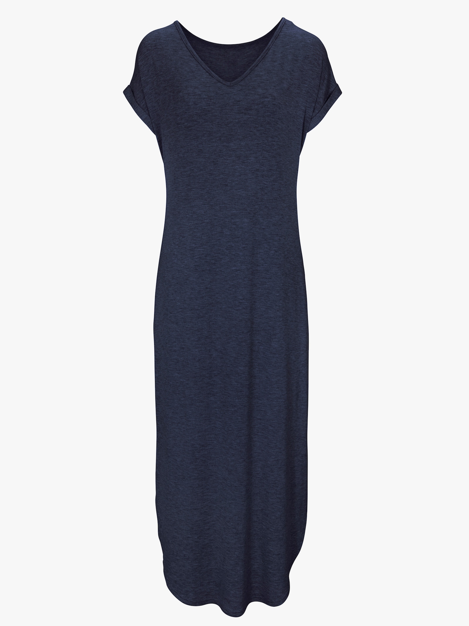 heine Maxikleid mit seitlichen Taschen - marine