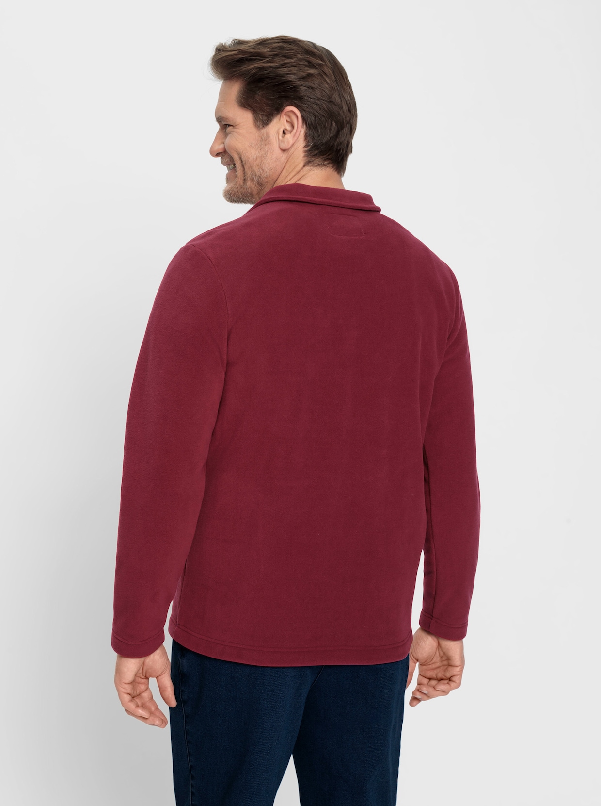 Catamaran Fleece-Shirt - dunkelrot