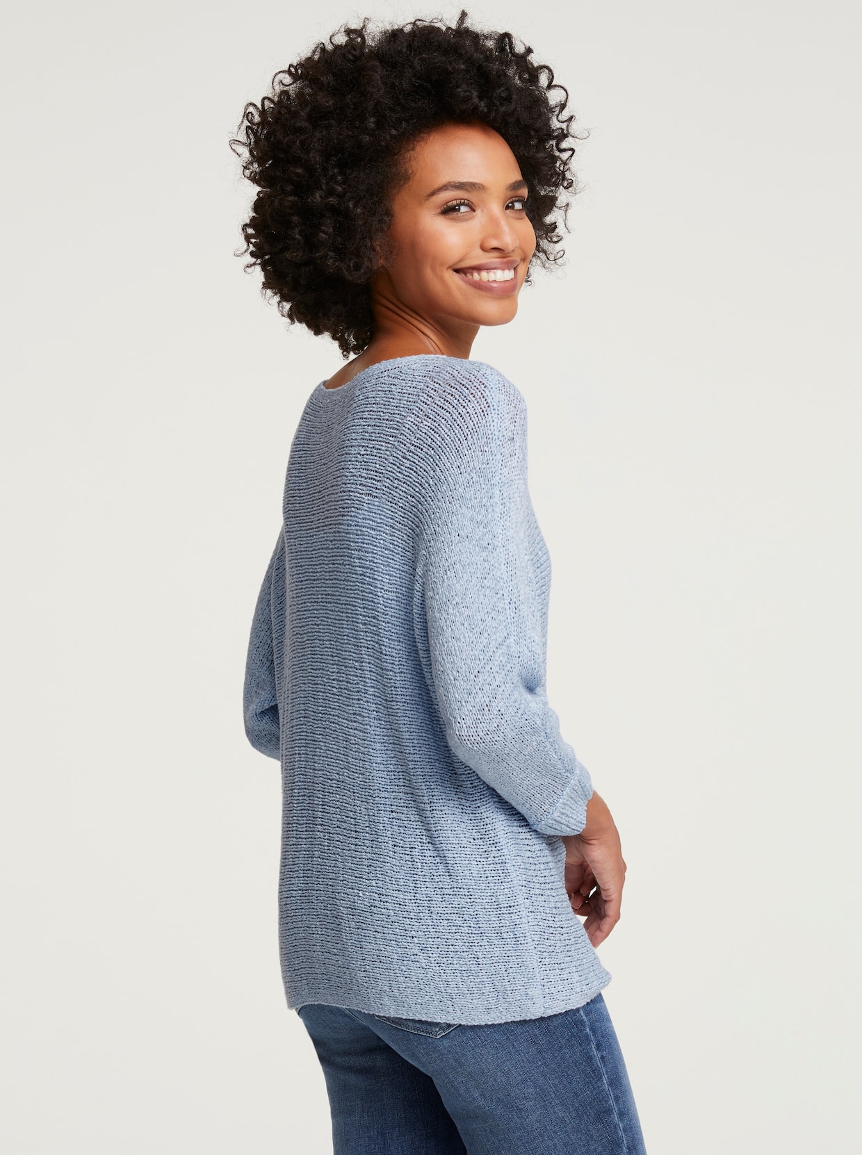 heine 3/4 Arm-Pullover - eisblau