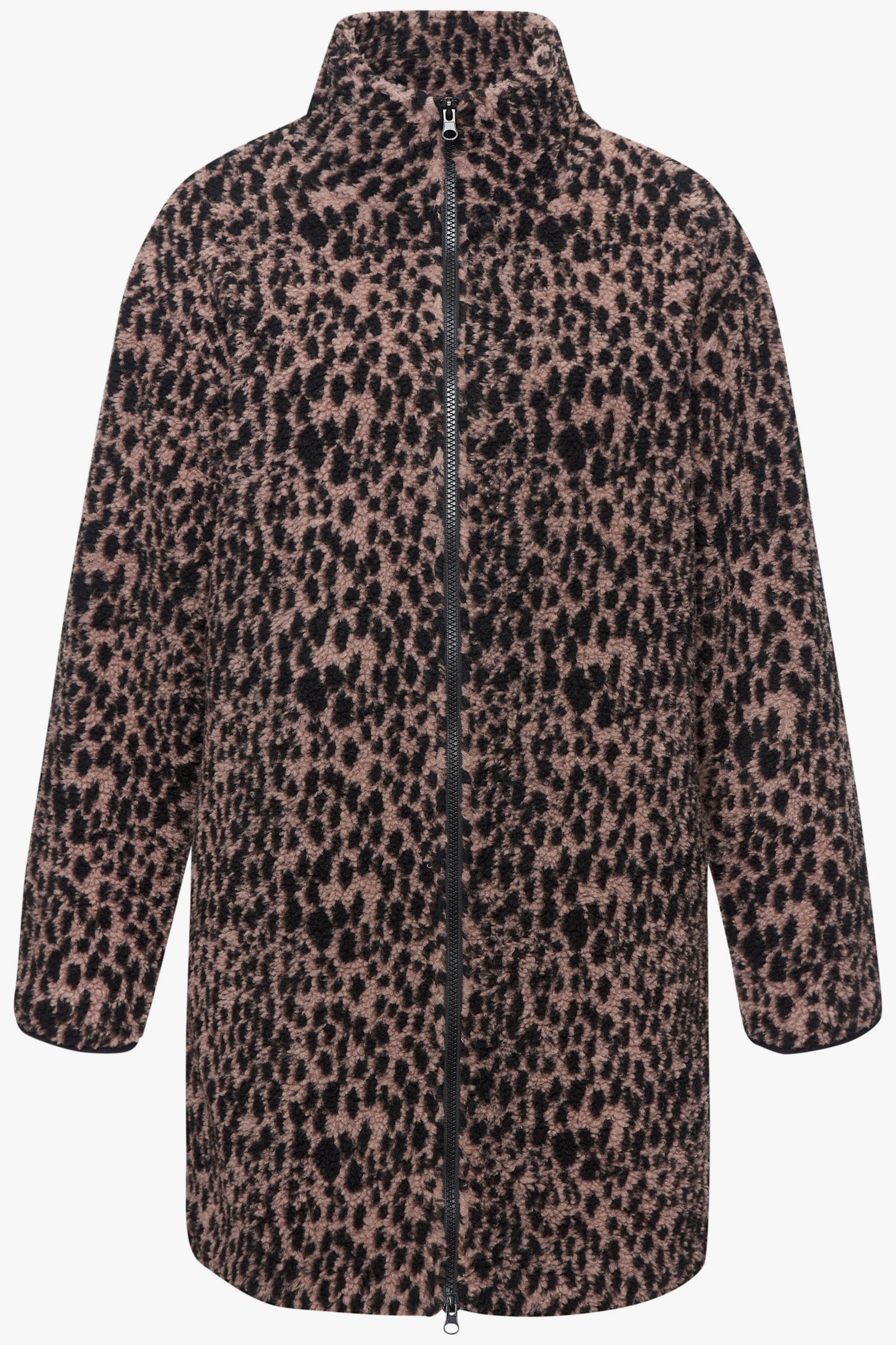 LASCANA Fleecejacke - leo-braun