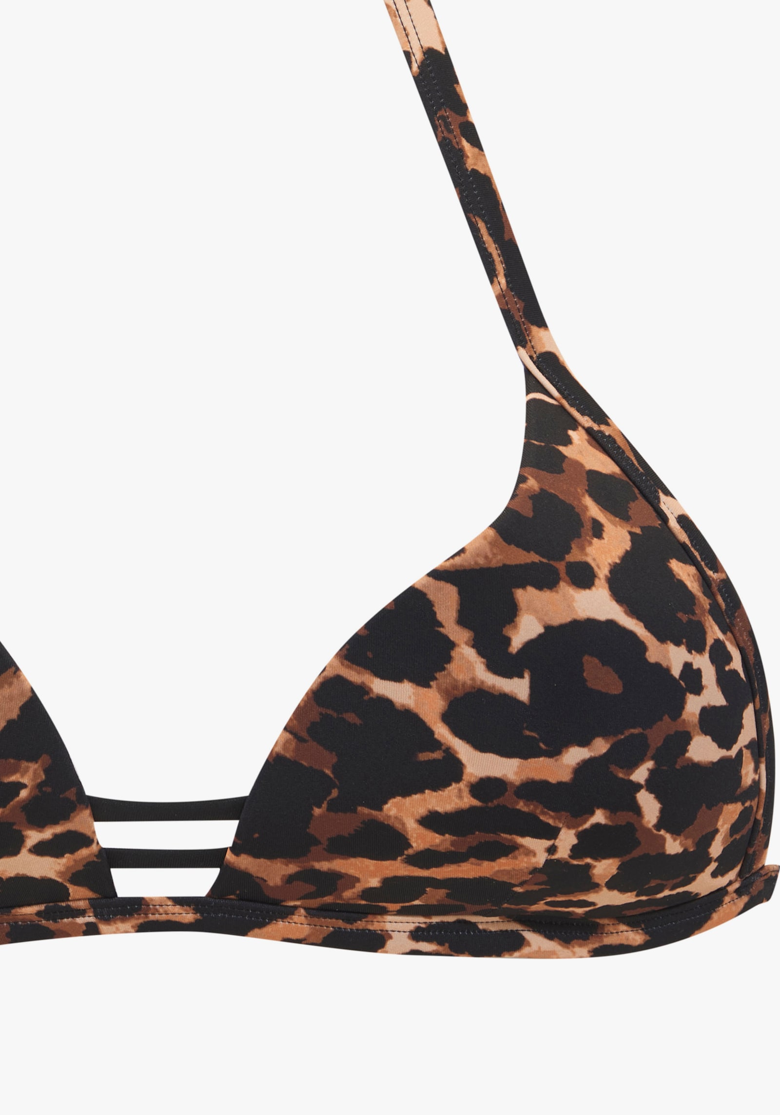 Bruno Banani Triangel-Bikini - leo bedruckt