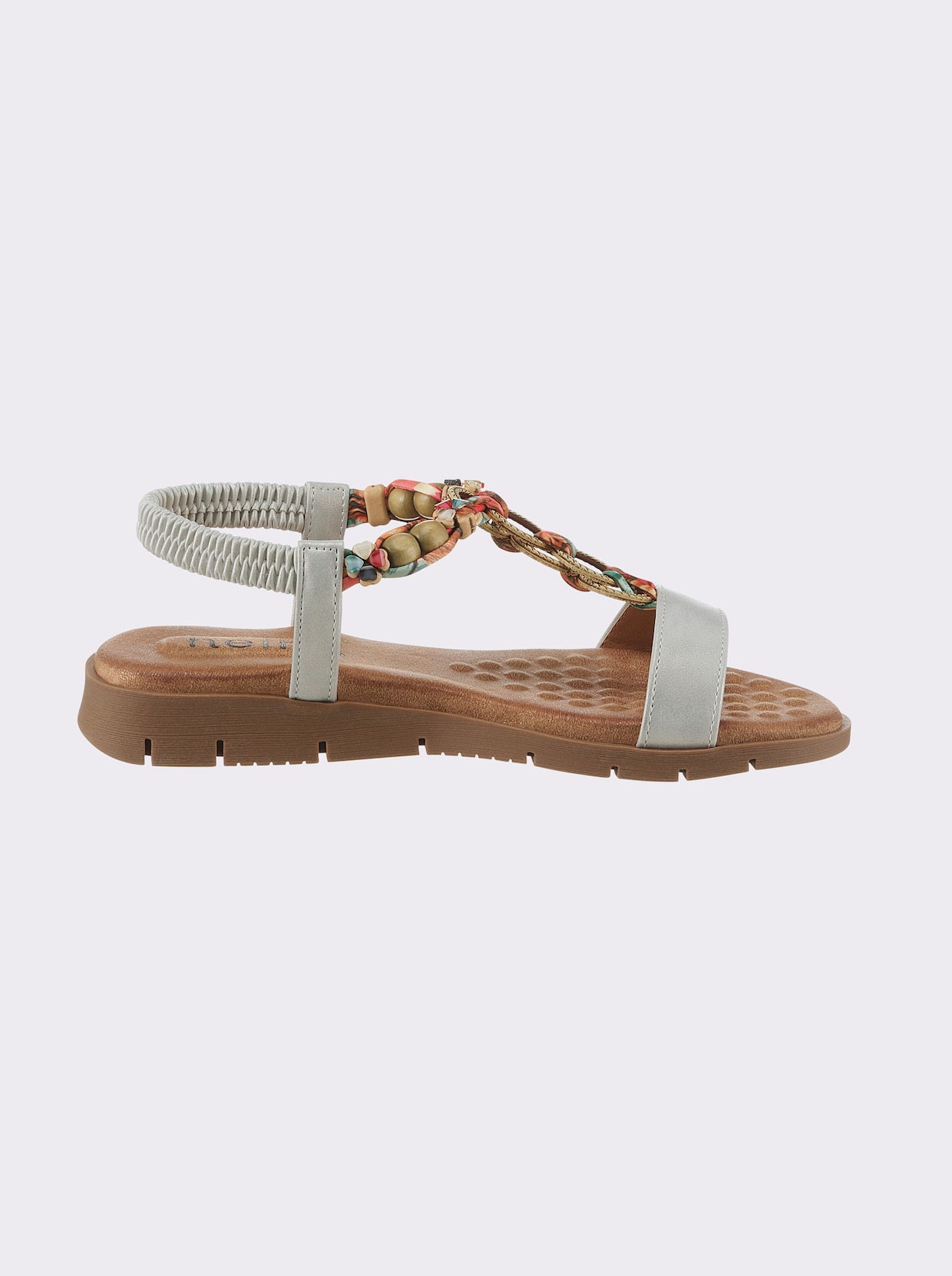heine Sandales - couleur argent-multicolore