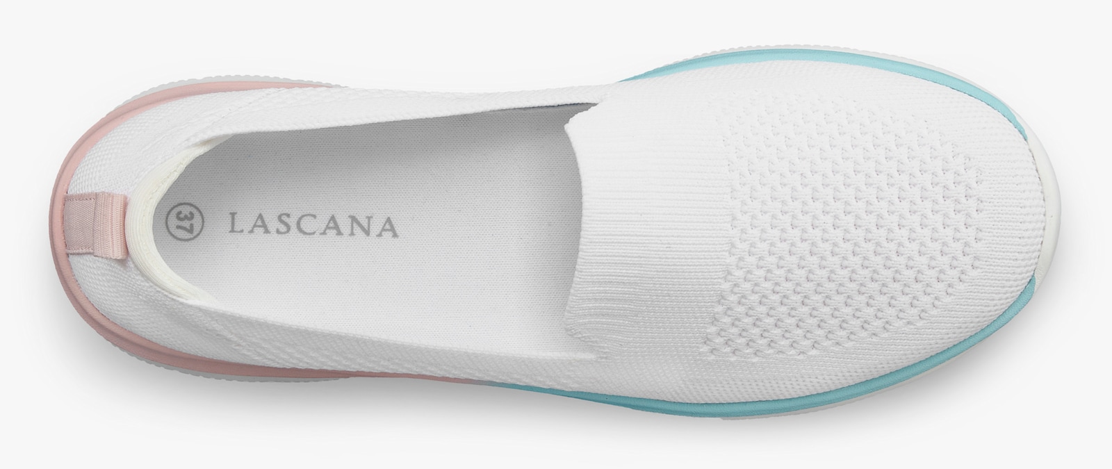 LASCANA Slipper - weiß/mehrfarbig