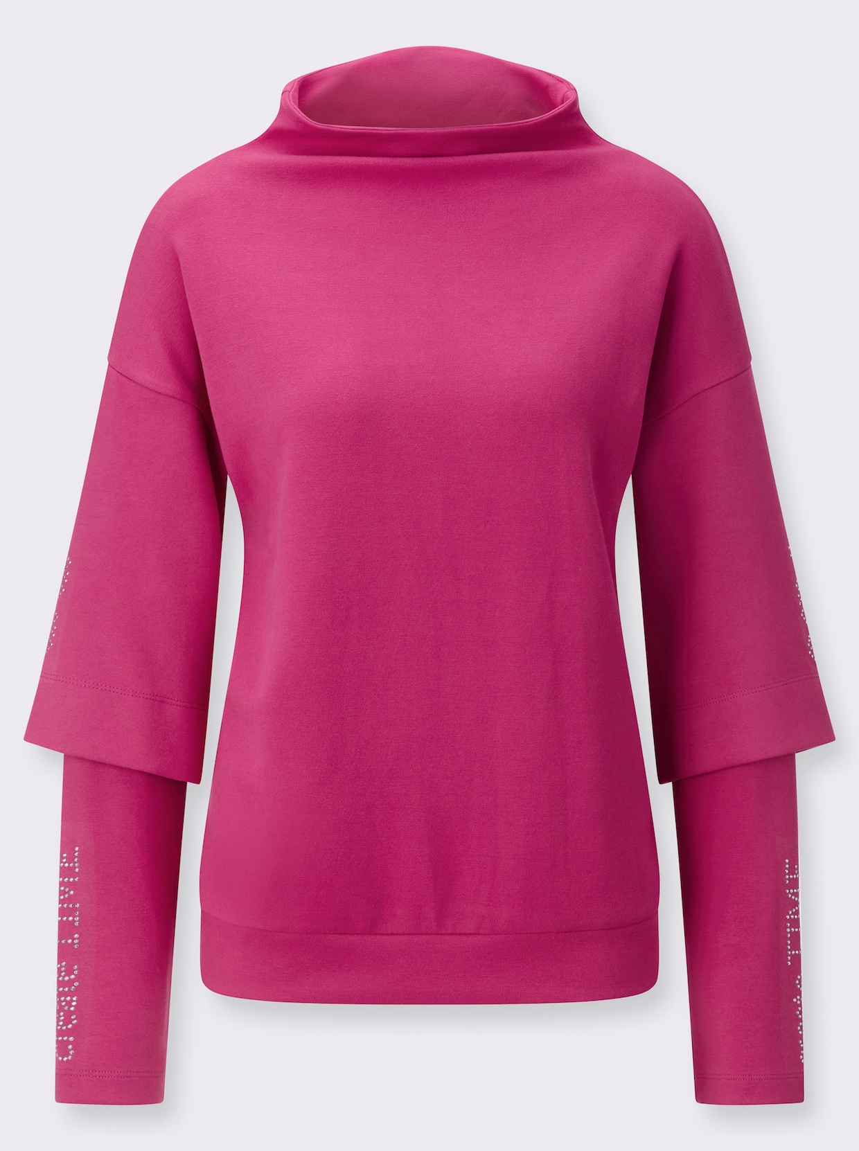 Sweatshirt - fuchsia