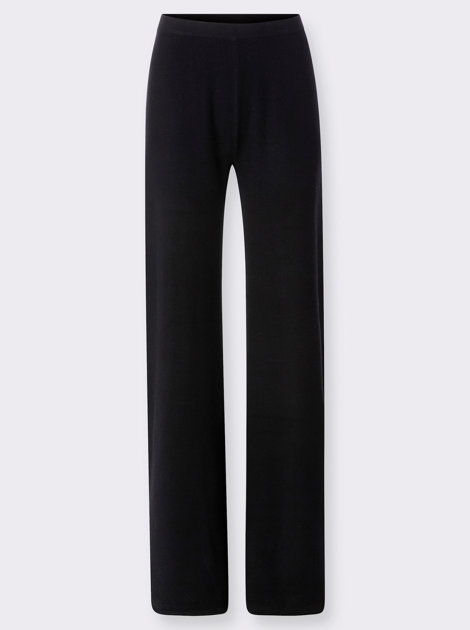 heine Strickhose mit weiten Beinen - schwarz