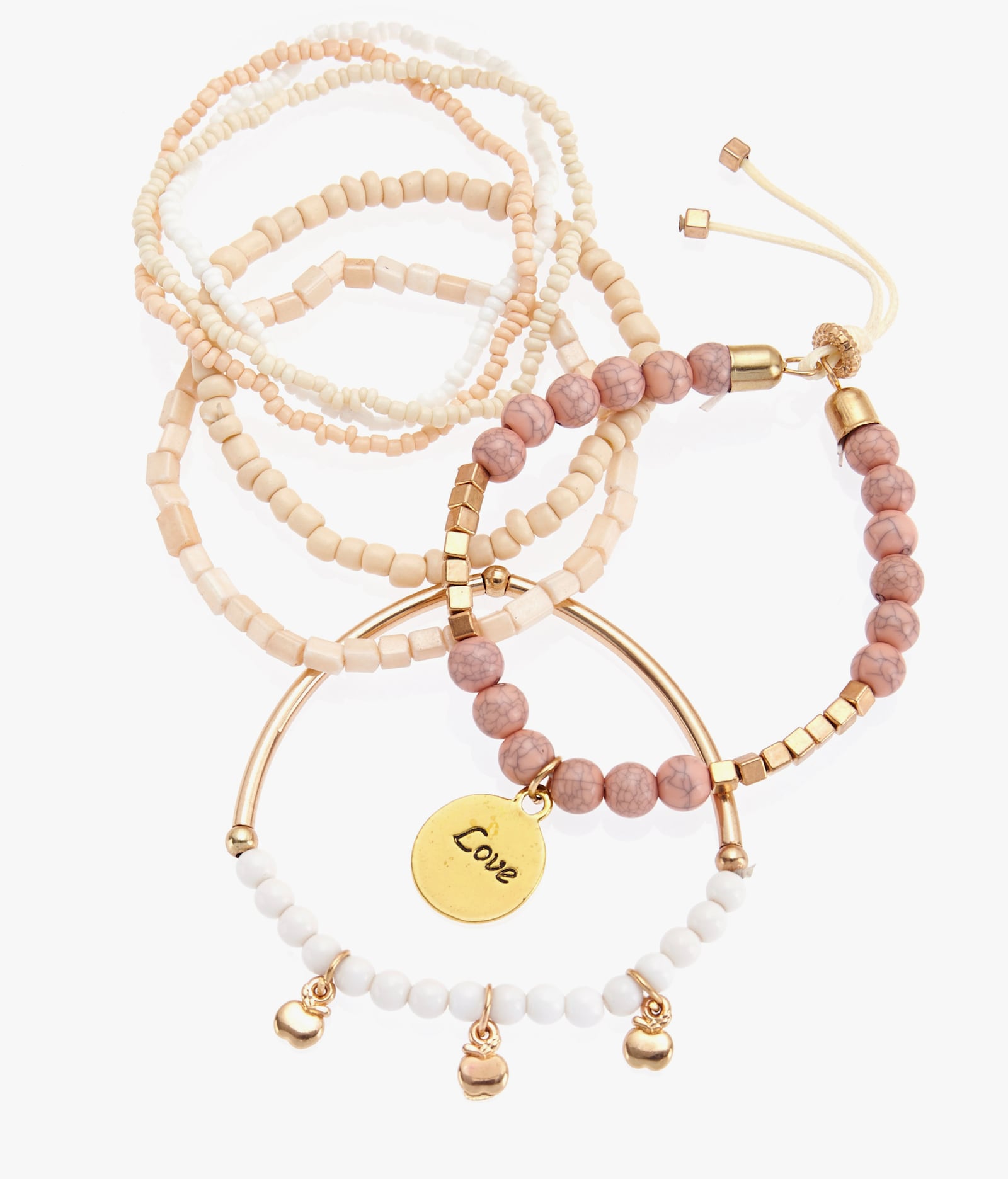 LASCANA Armketten Set - rosa