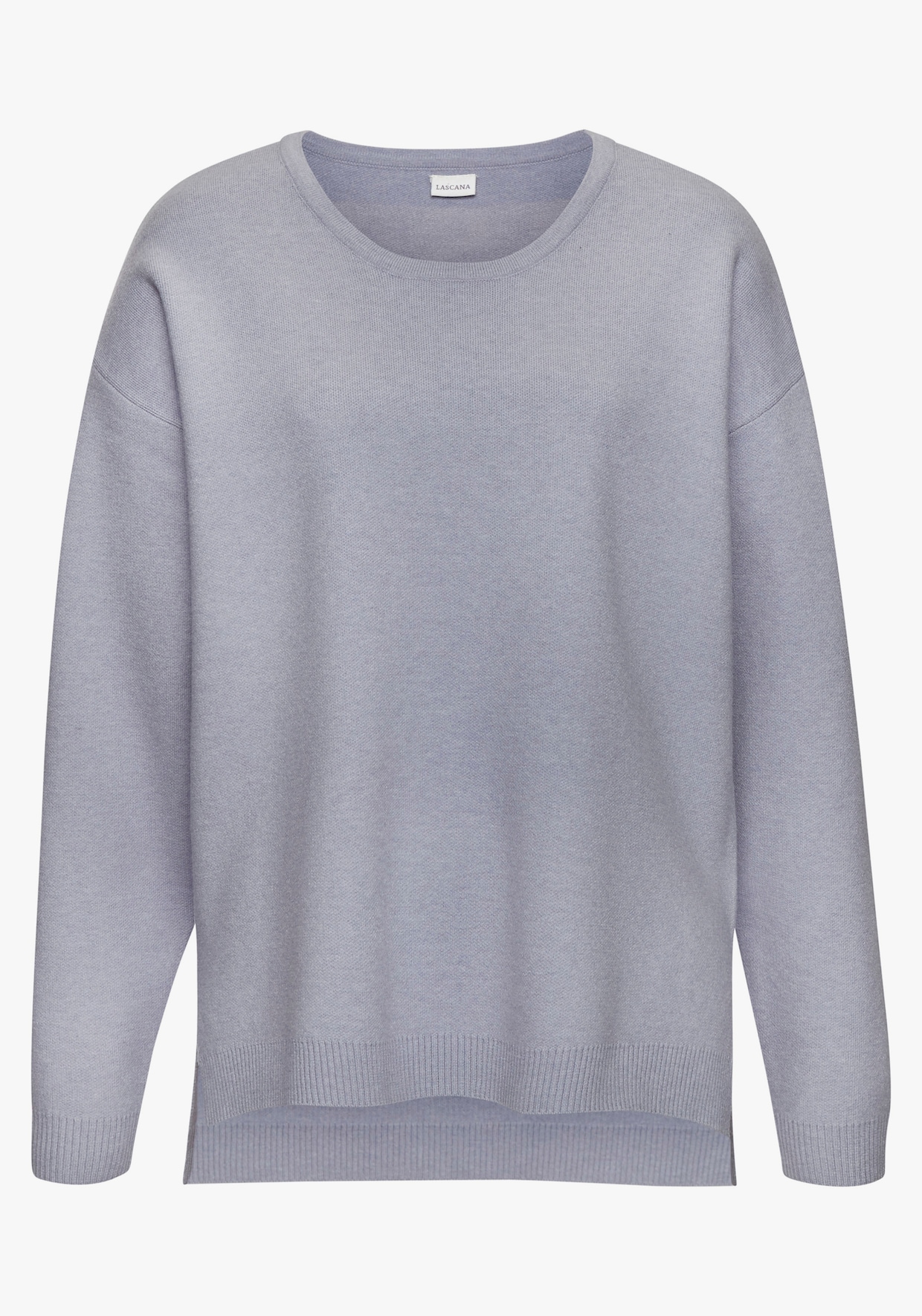 Elbsand Sweater - rauchblau meliert