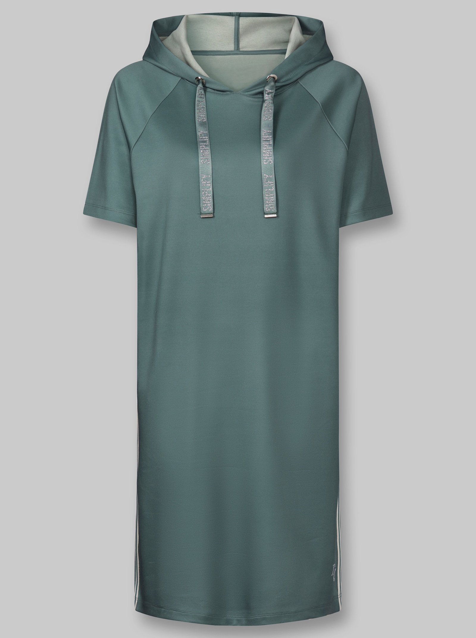 heine Sweatkleid mit Glitzer-Details - jade