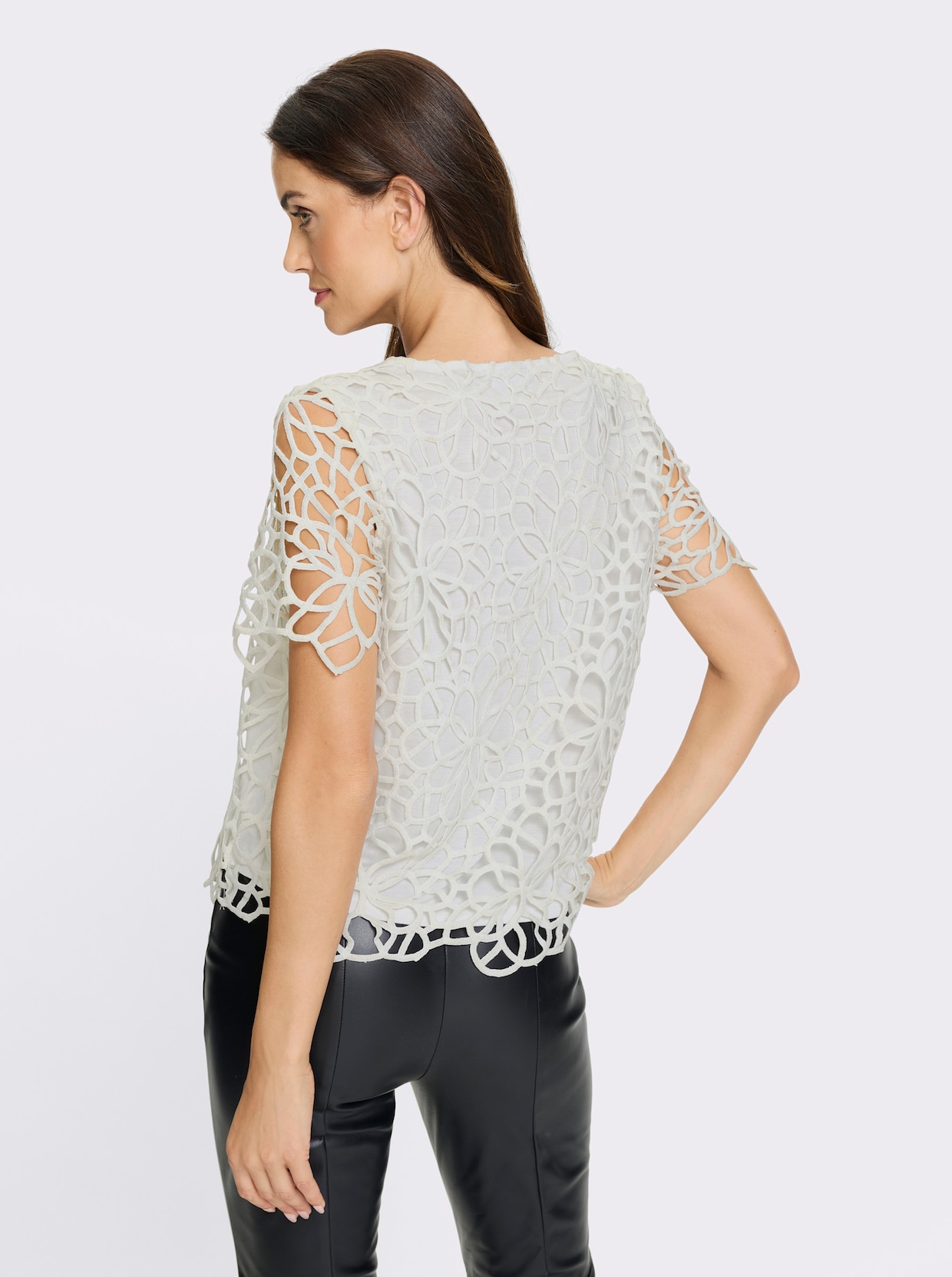 heine Spitzenbluse - ecru