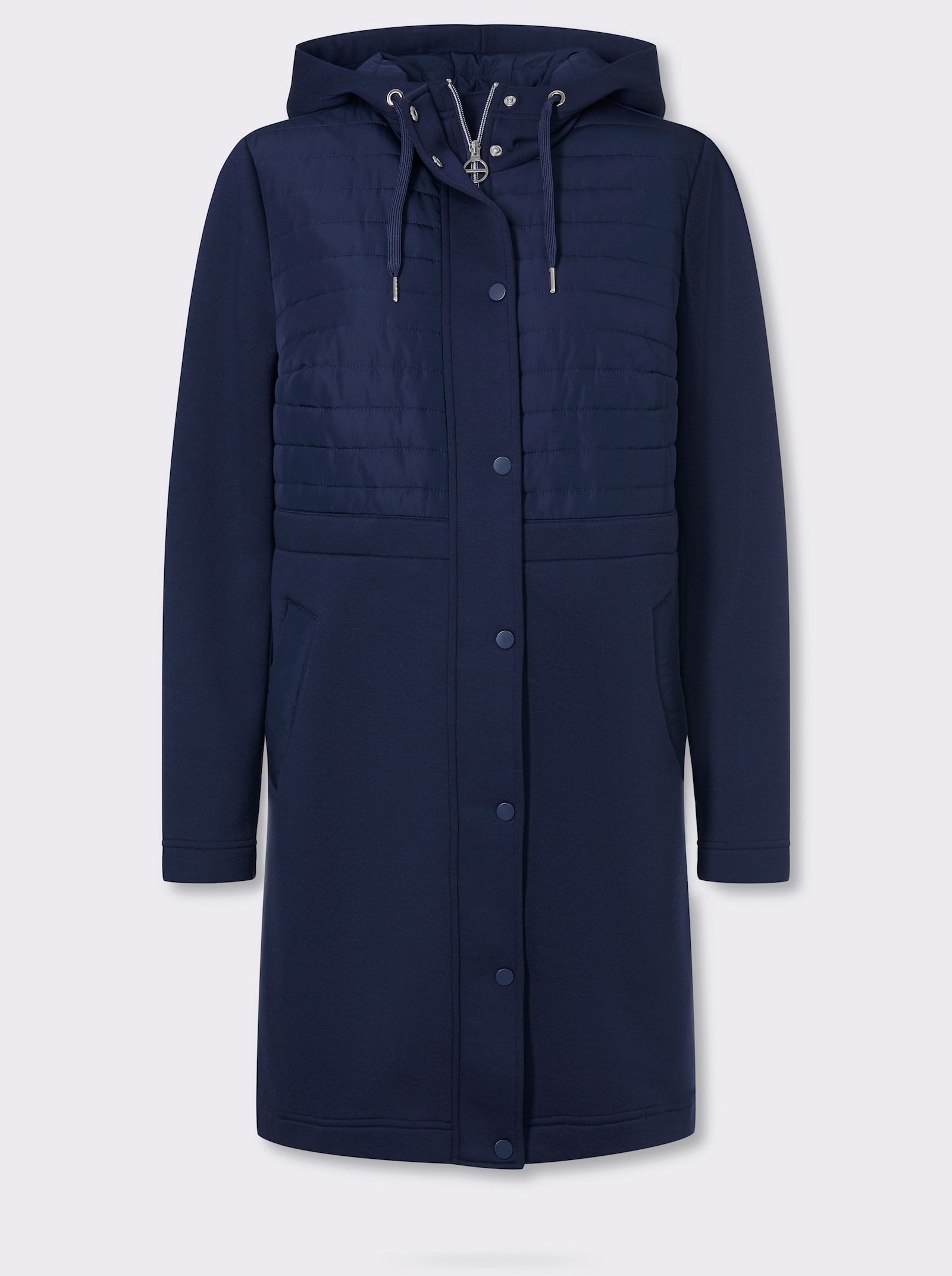 heine Kurzmantel in Patch-Optik - marine