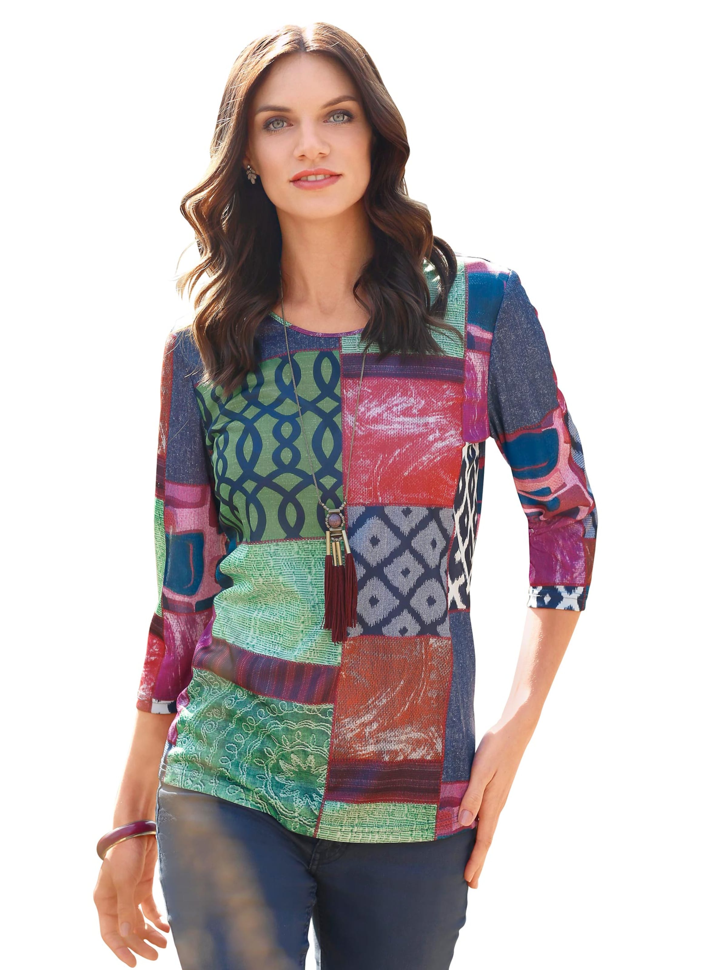 Shirt - bunt-gemustert