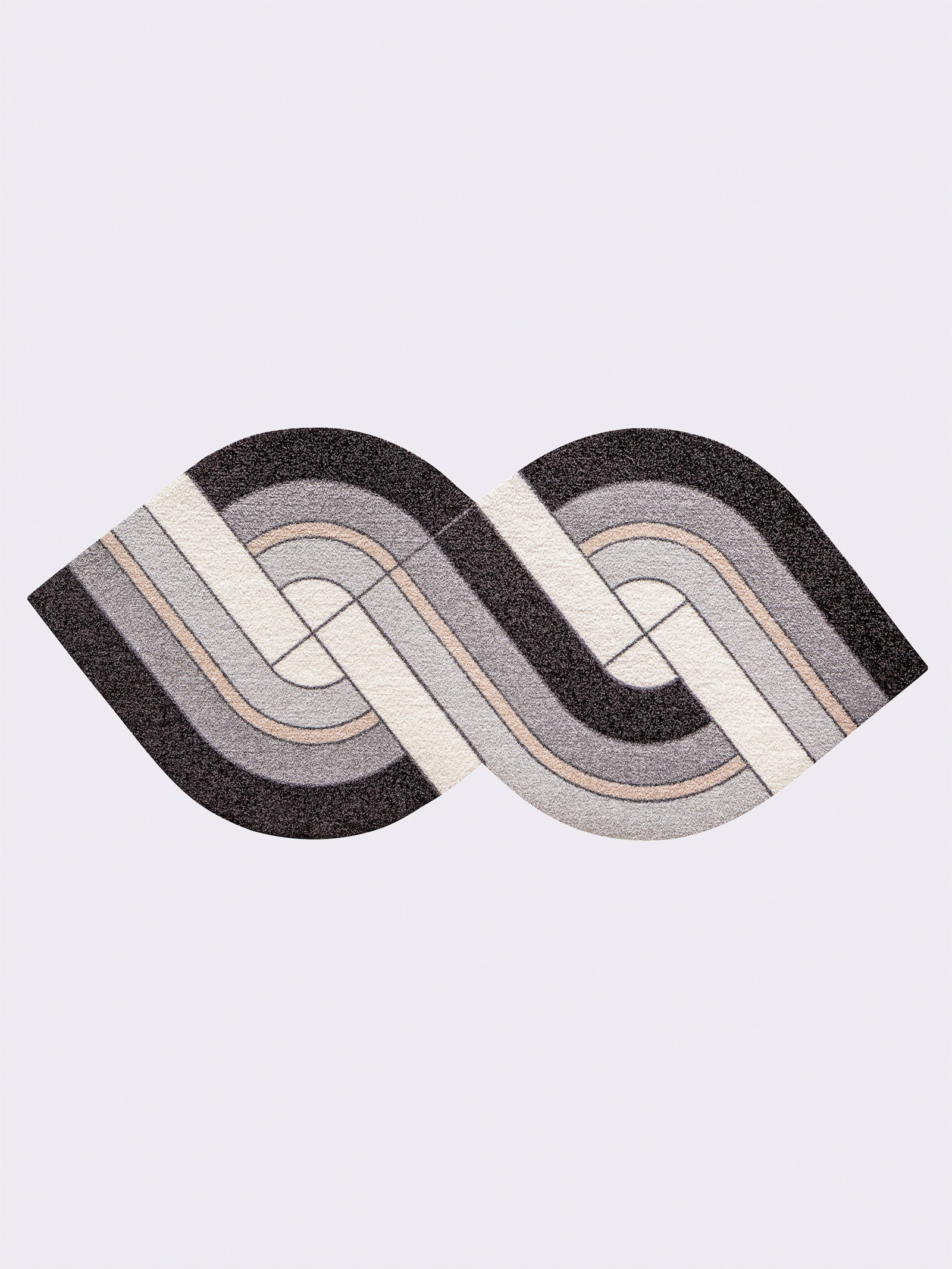 Salonloewe Voetmat - zwart/wit