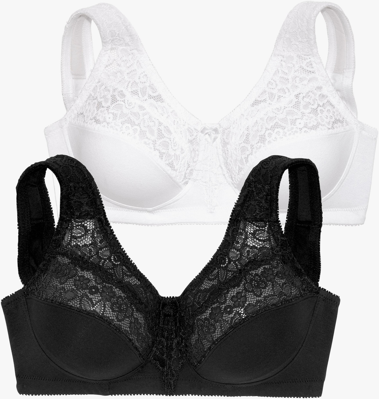 petite fleur Steunbeha - zwart+wit