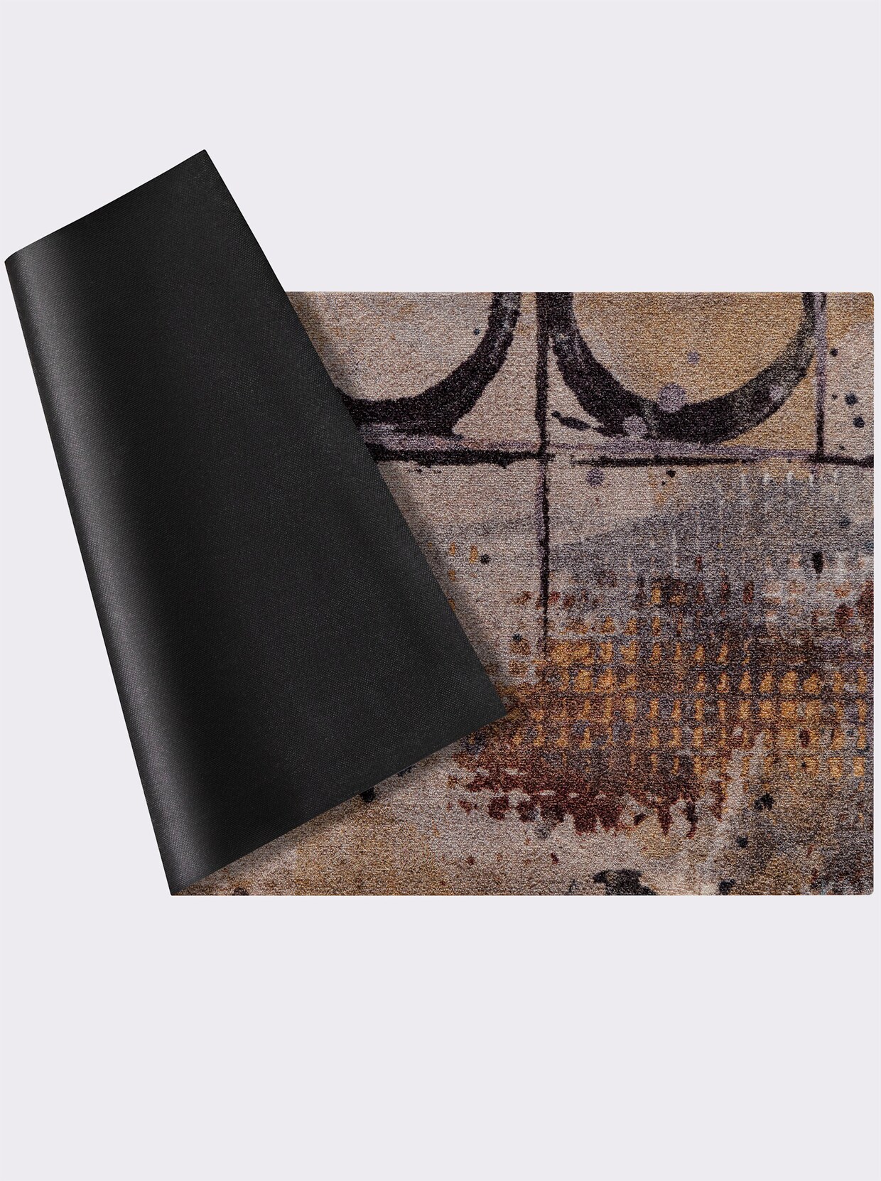 wash+dry by Kleen-Tex Voetmat - grijs/bruin