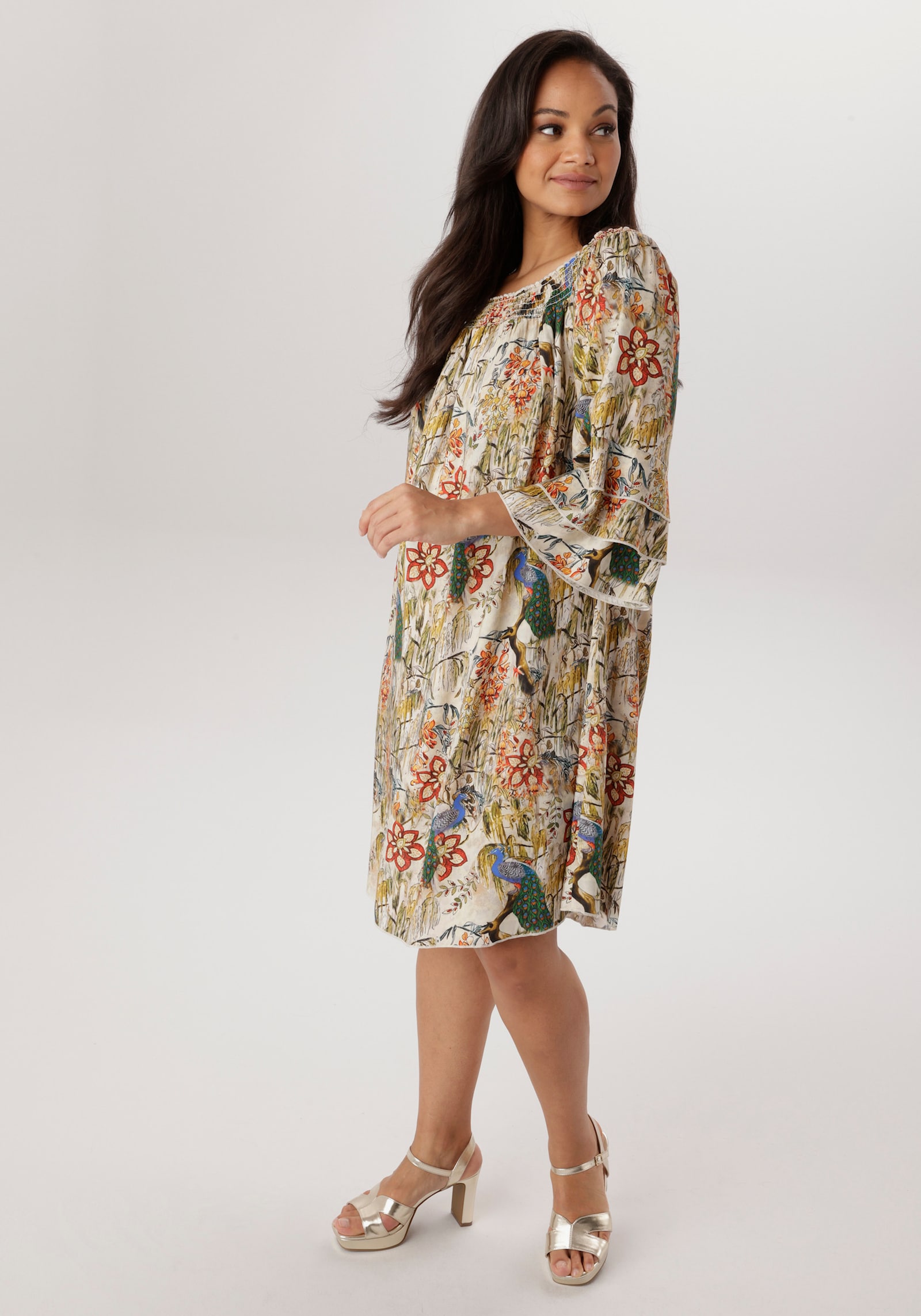 Aniston PLUS Blusenkleid - bunt