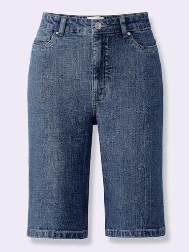 heine Jeansshort - blue-stone-washed