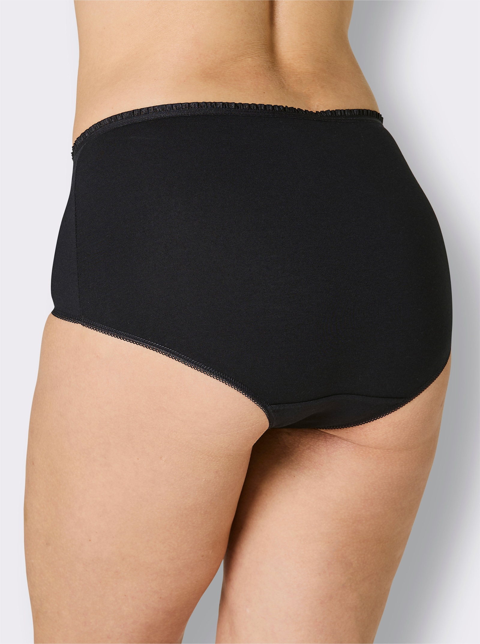 wäschepur Taillenslip im 3er-Pack - schwarz
