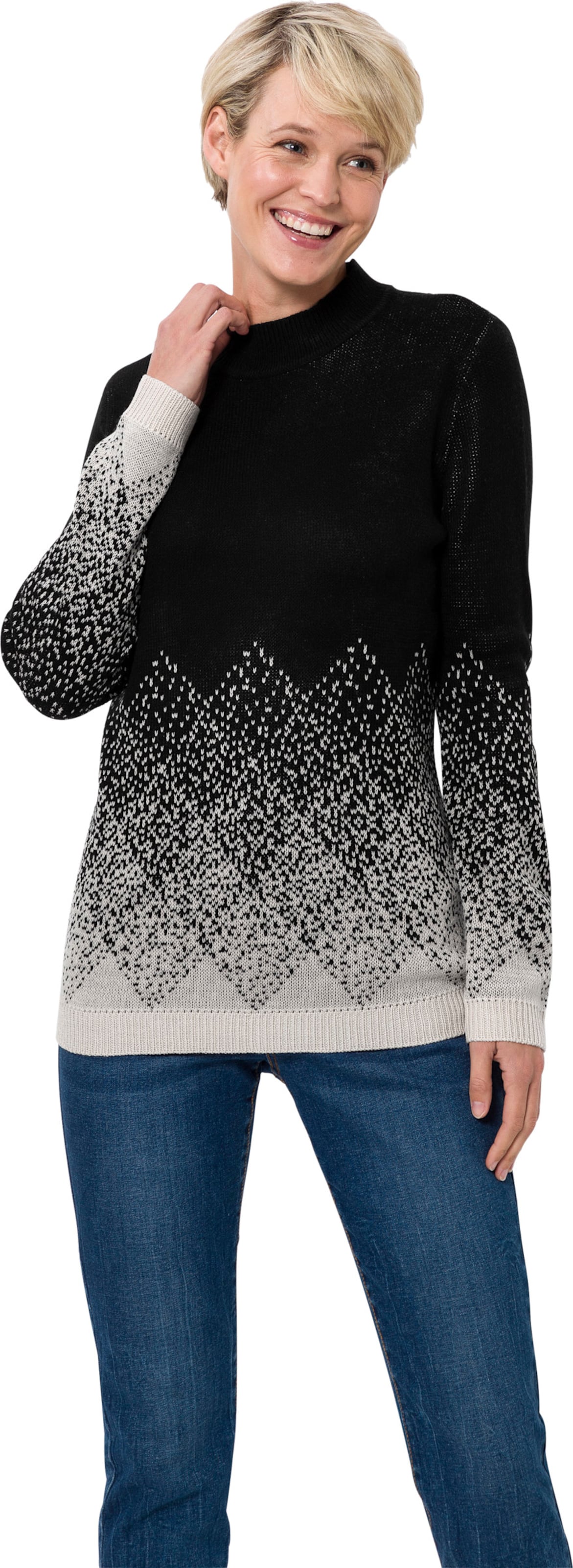 Thumbnail - Stehkragenpullover