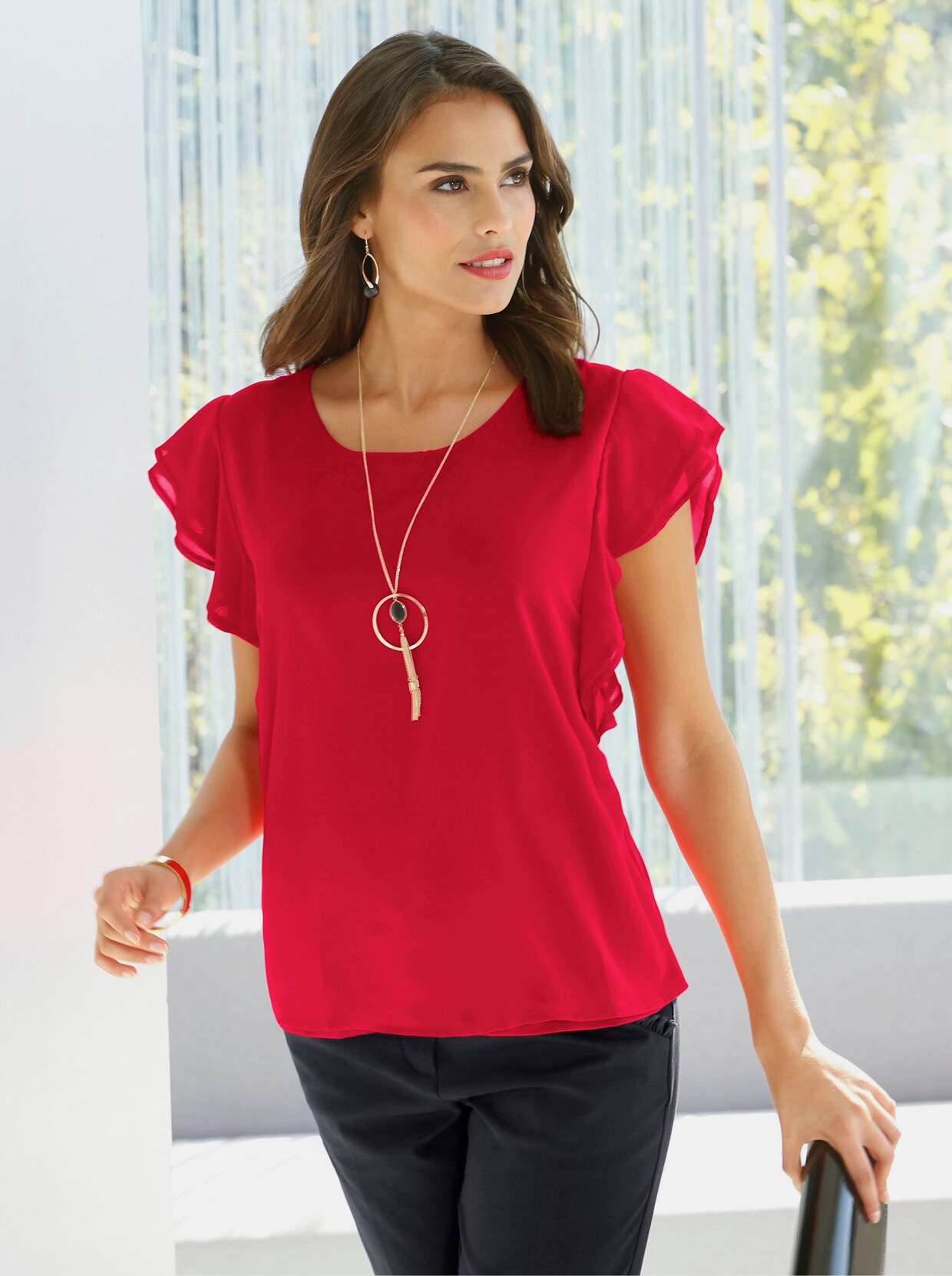 T-shirt à manches courtes - rouge