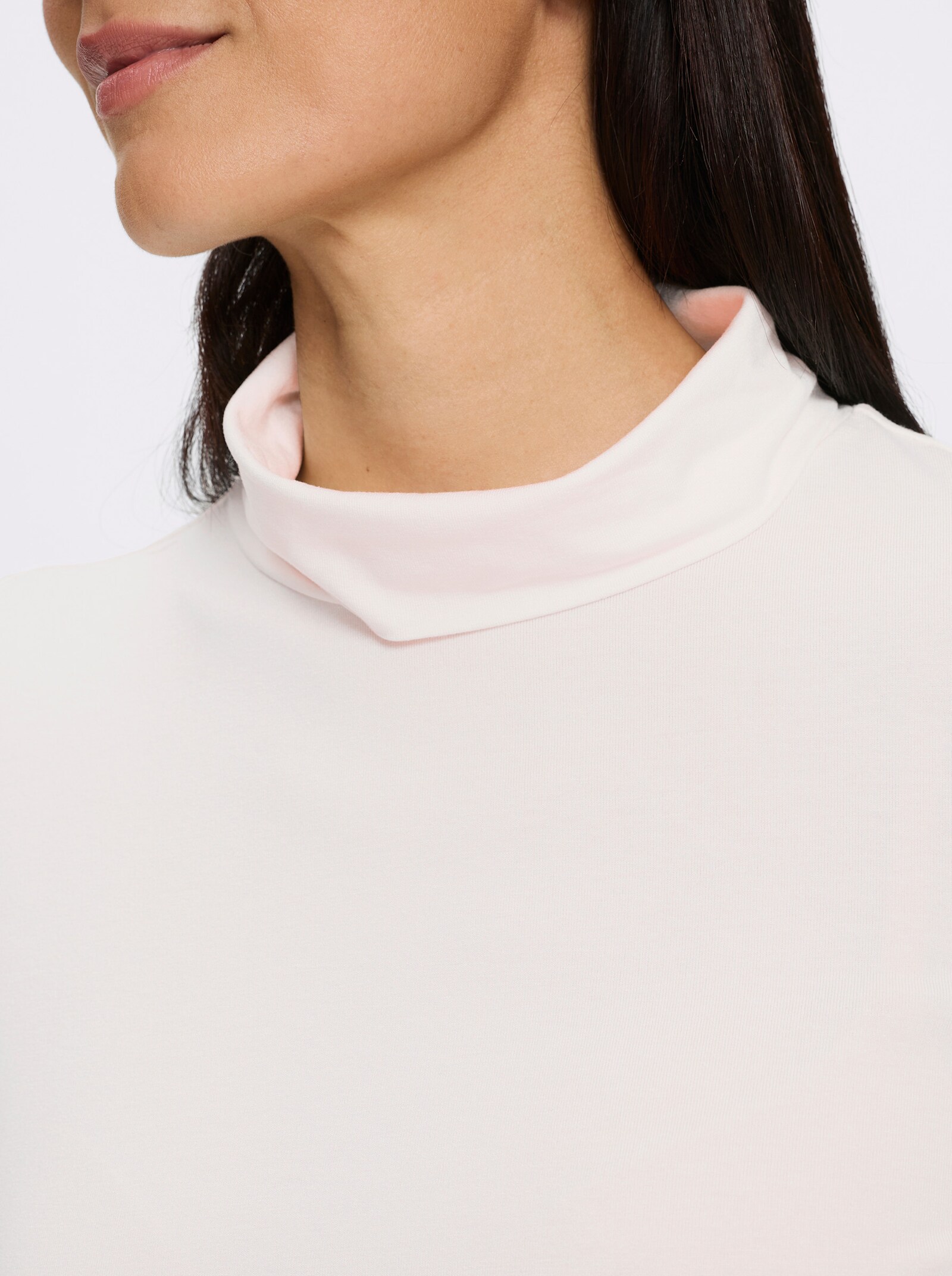 heine Langarmshirt mit Galonstreifen - ecru-marine