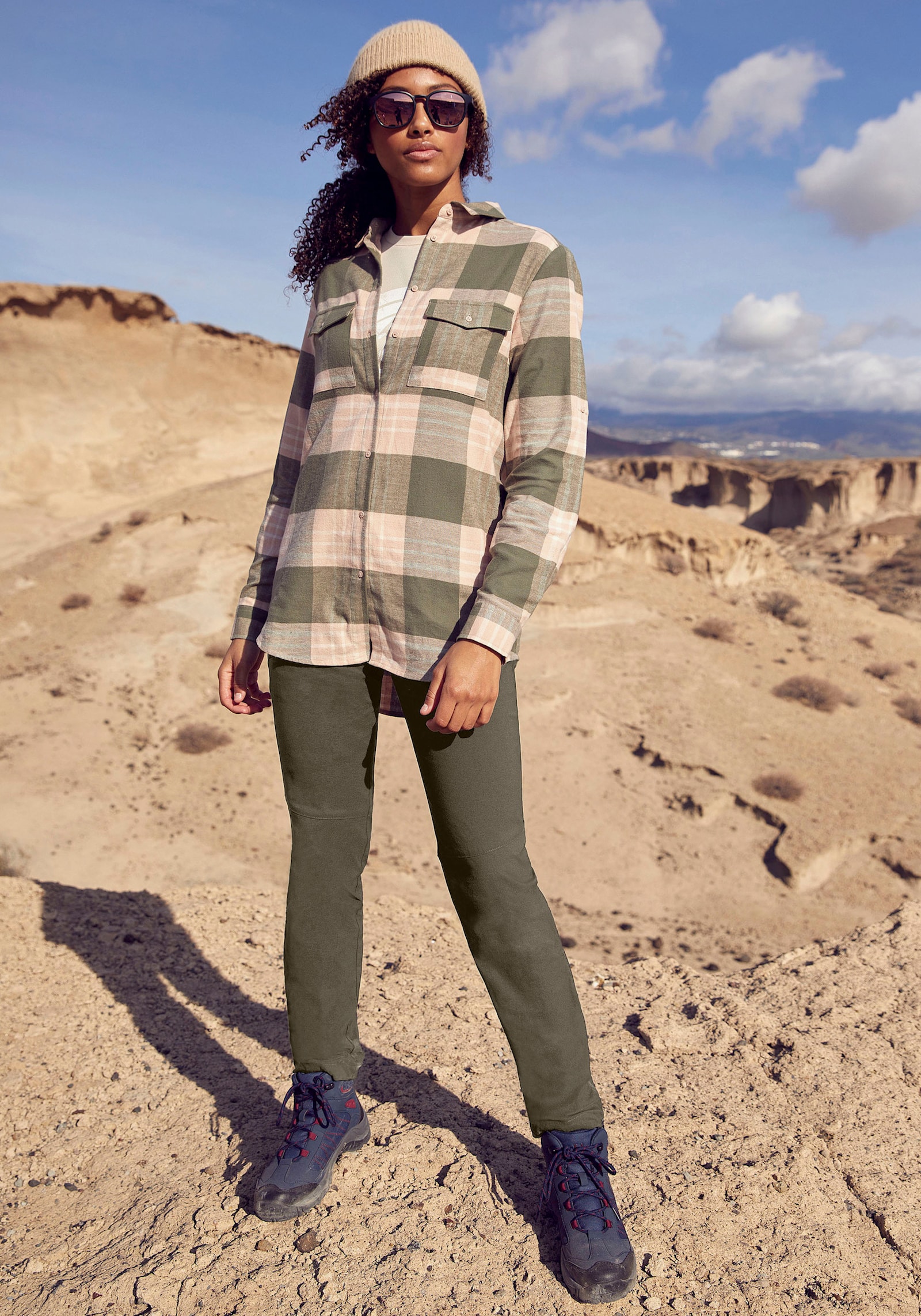 LASCANA ACTIVE Trekkingbroek - olijfgroen