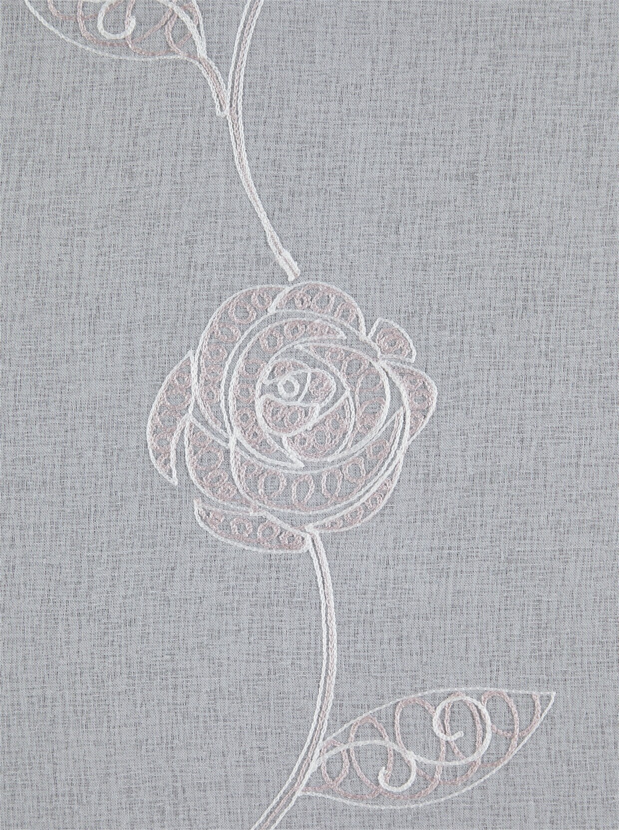 heine home Decoratieve vitrage - offwhite/roze