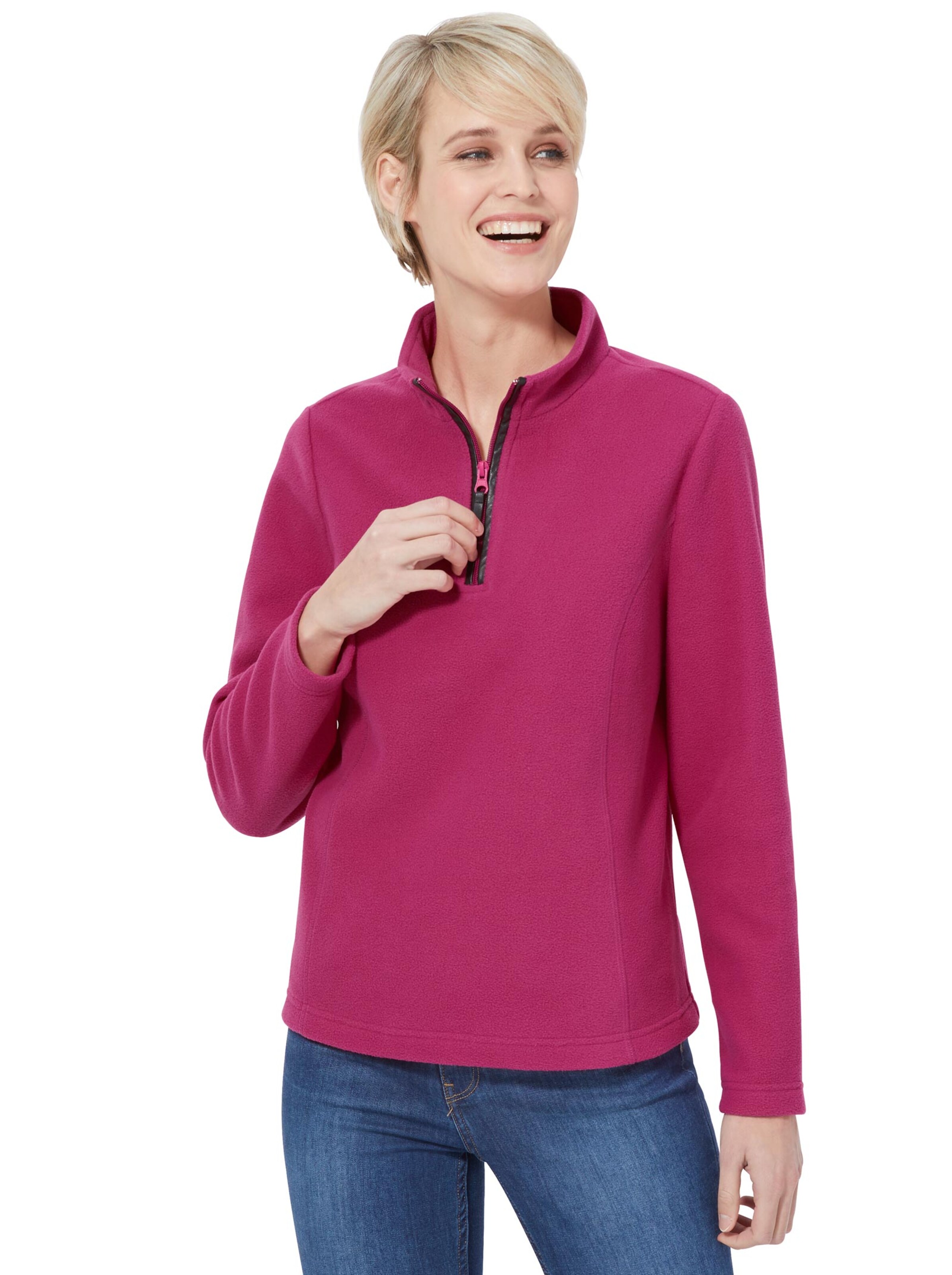 Fleece-Shirt - cyclam