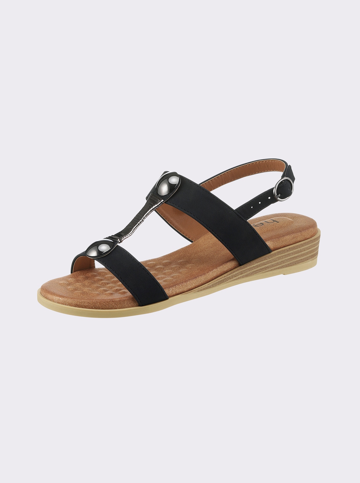 heine Sandalen - zwart
