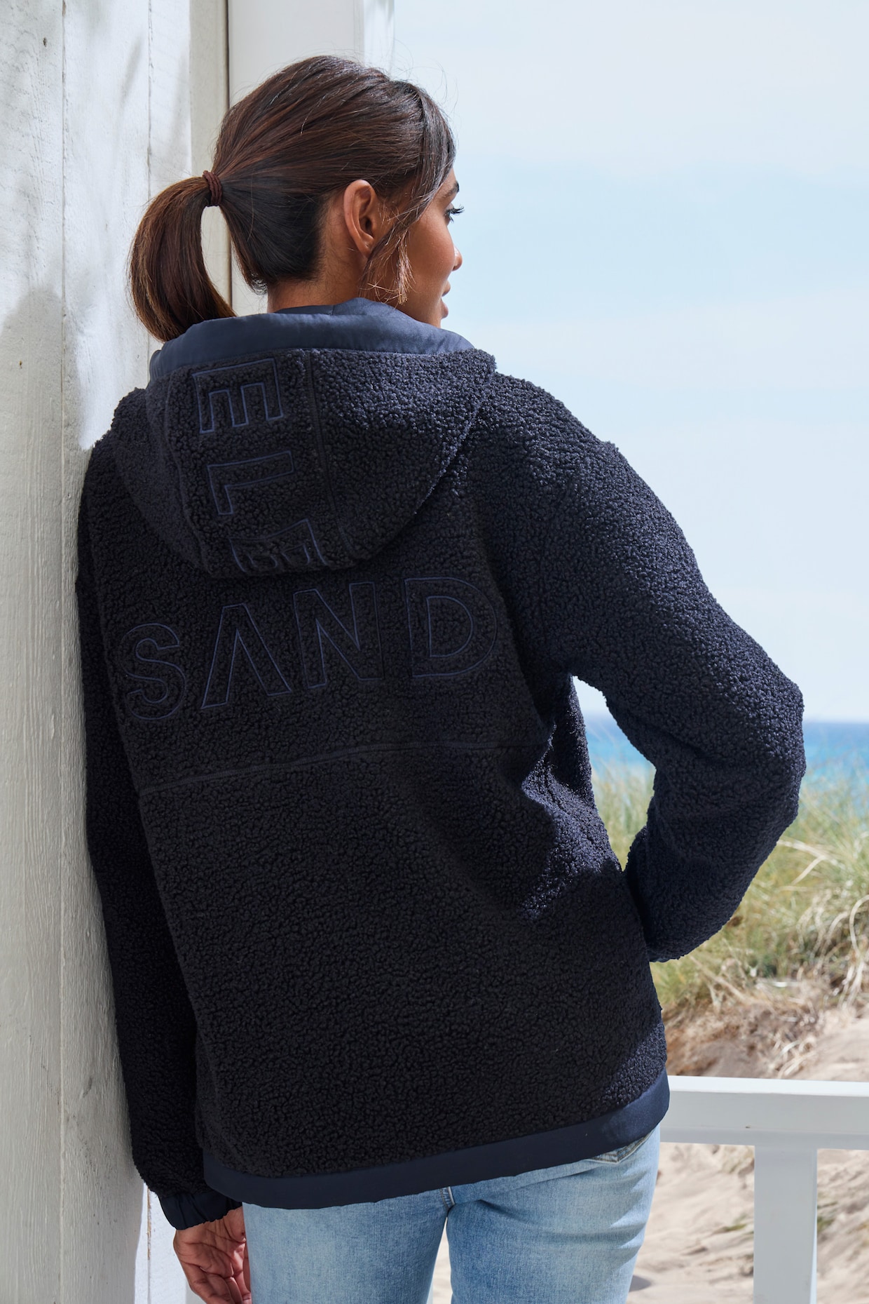 Elbsand Fleecejacke - schwarz