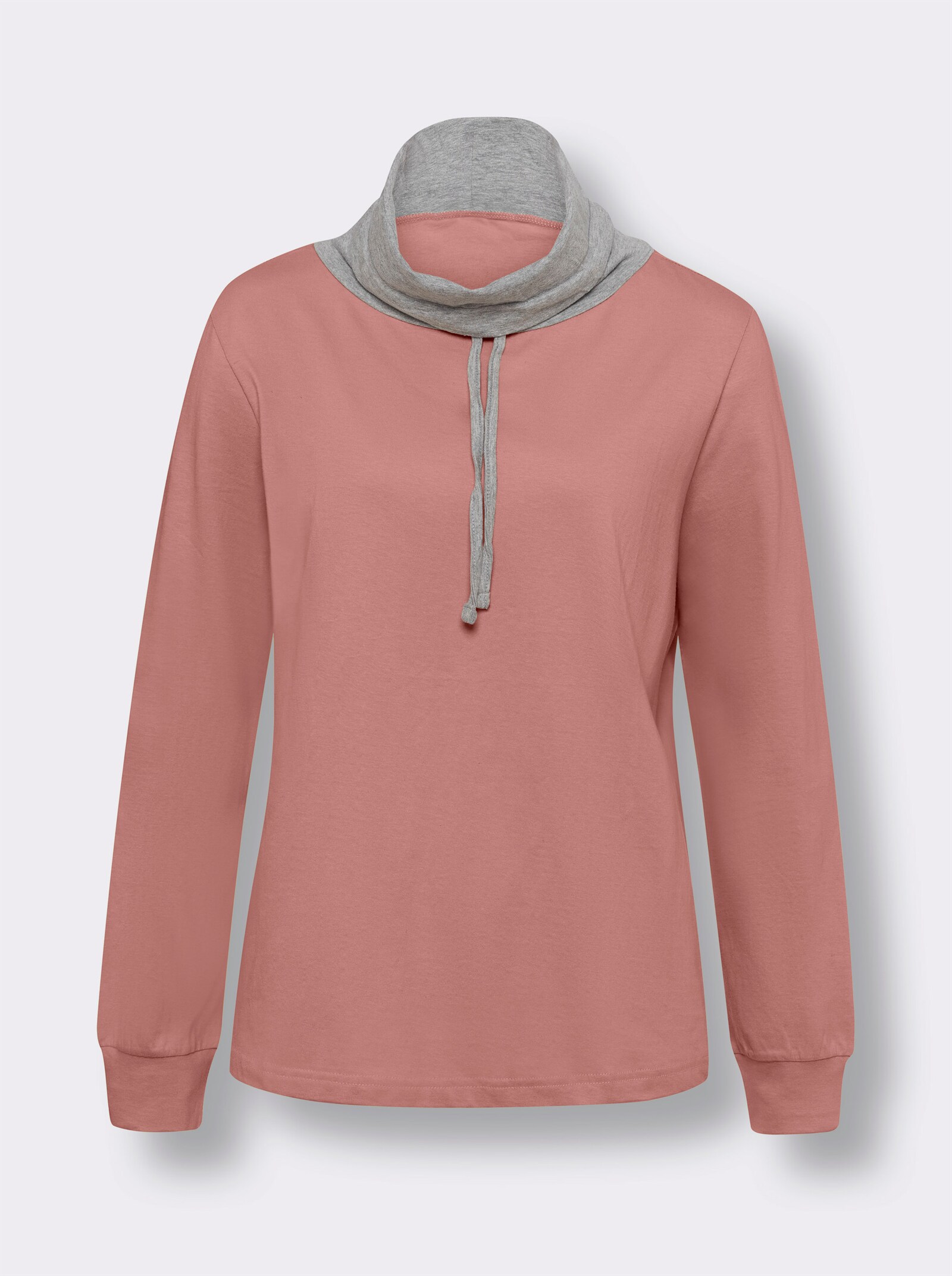 Tričko s rolákovým golierom a dlhými rukávmi - palisander-si.