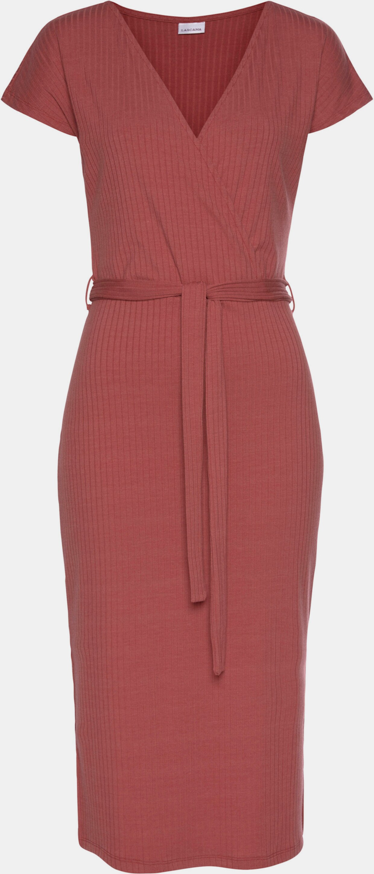 LASCANA Midikleid - terrakotta
