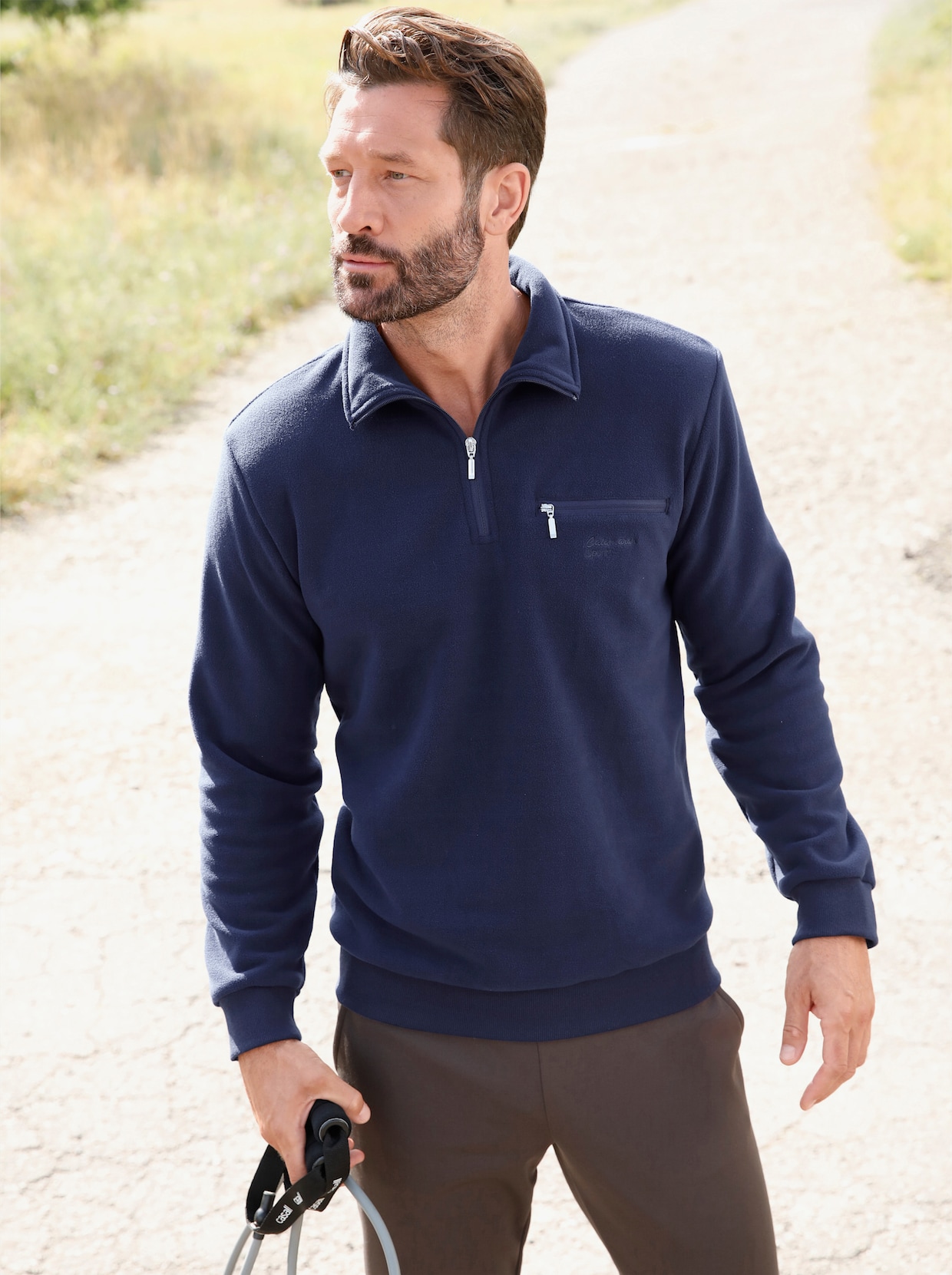 Catamaran Sports Fleece-Shirt - marine