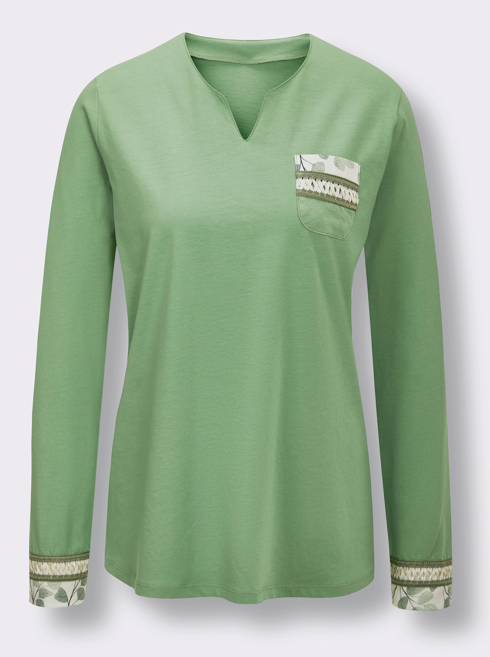 wäschepur Pyjama - champagne/eucalyptus