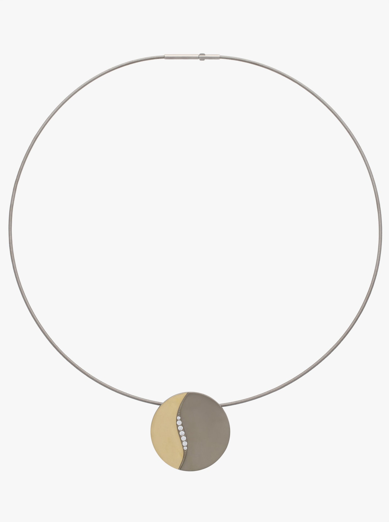 Hanger met ketting - tweekleurig