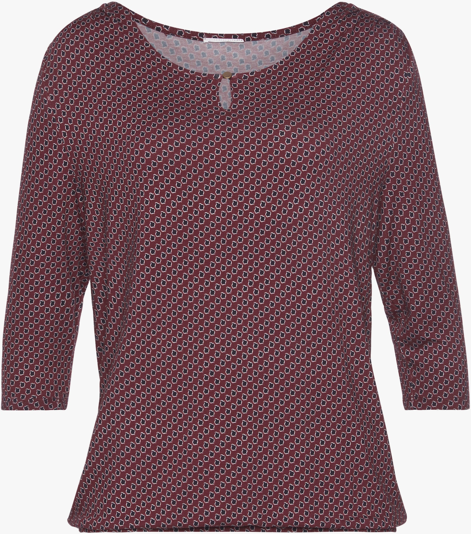 Vivance T-shirt à encolure ronde - mûre