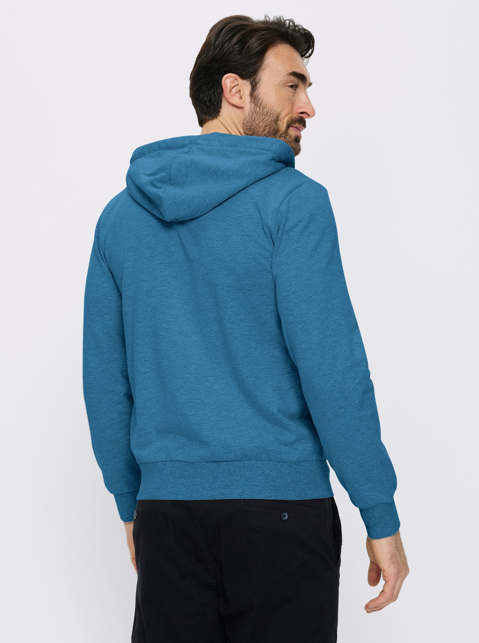 Catamaran Sweatjacke - mittelblau-meliert