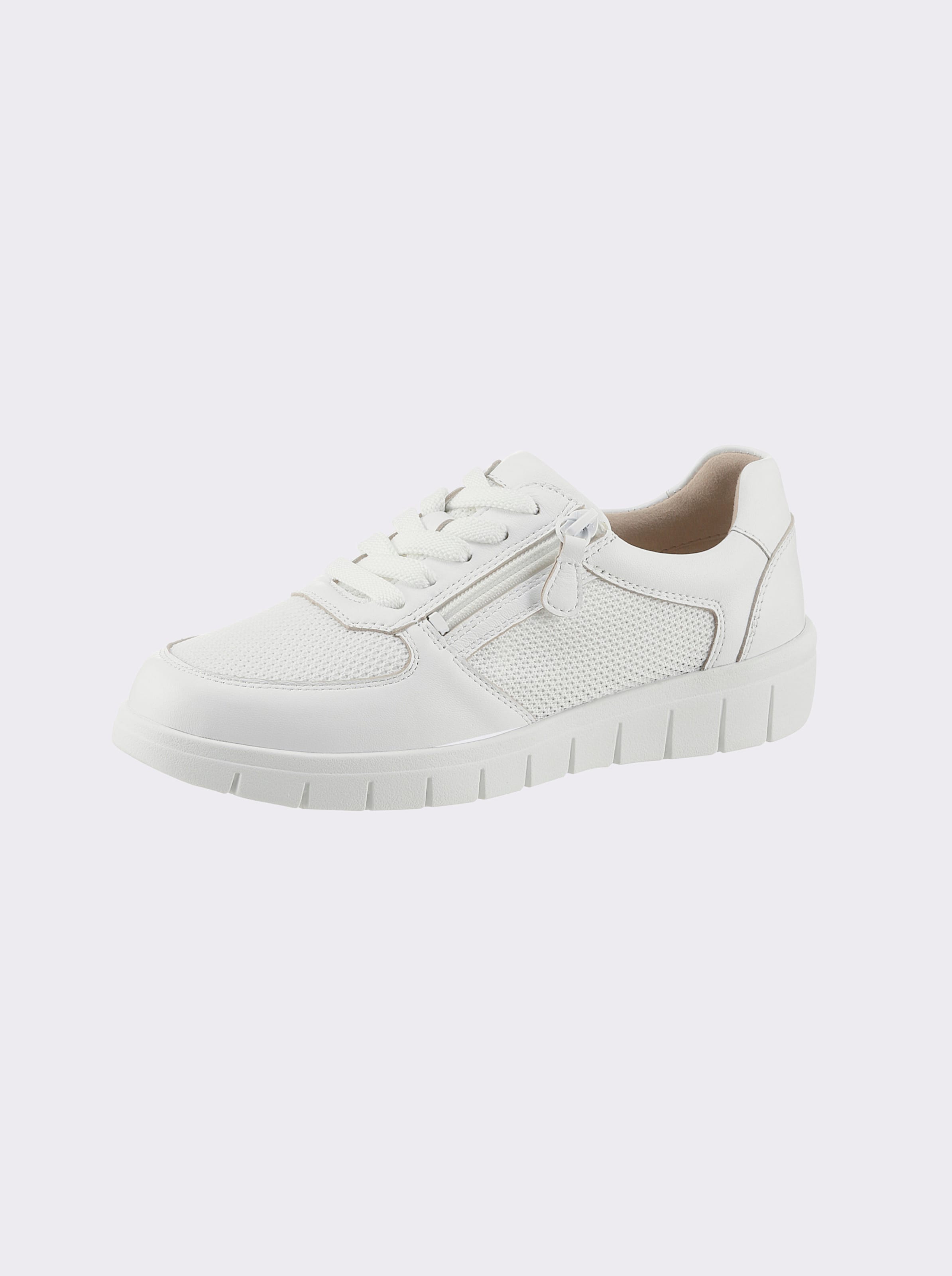Sneaker mit seitlichem Reißverschluss
