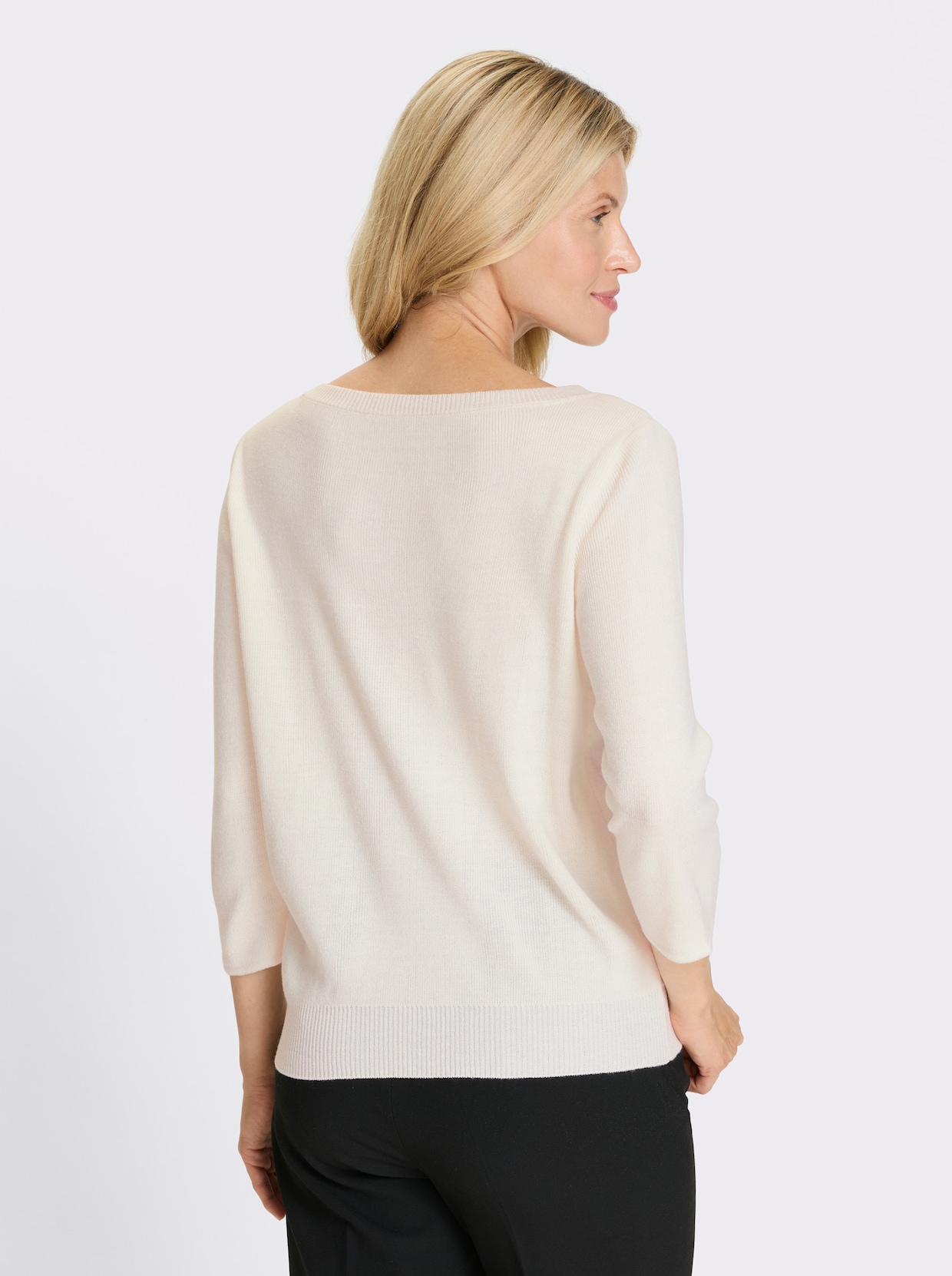 3/4 Arm-Pullover - ecru